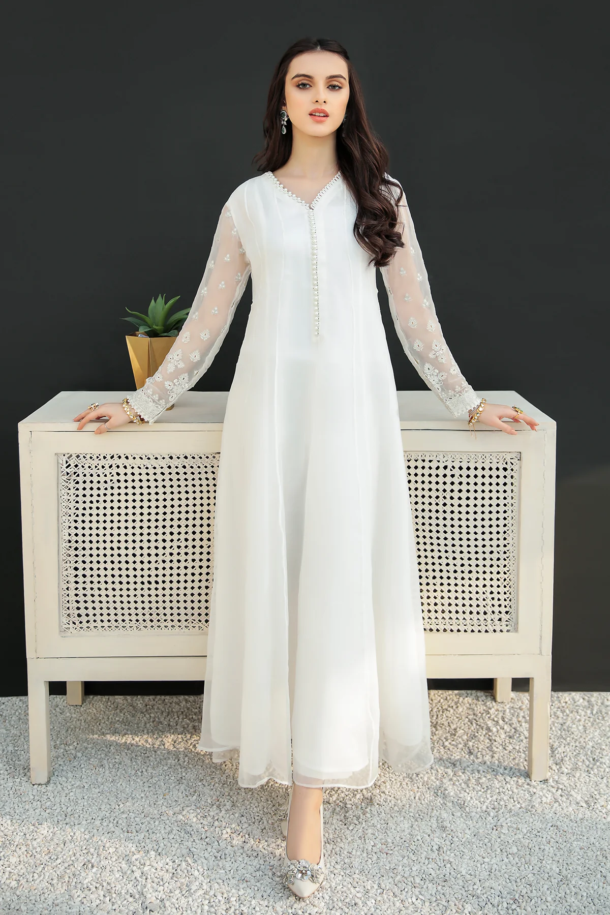 EMBROIDERED CHIFFON PR-557 - Image 3