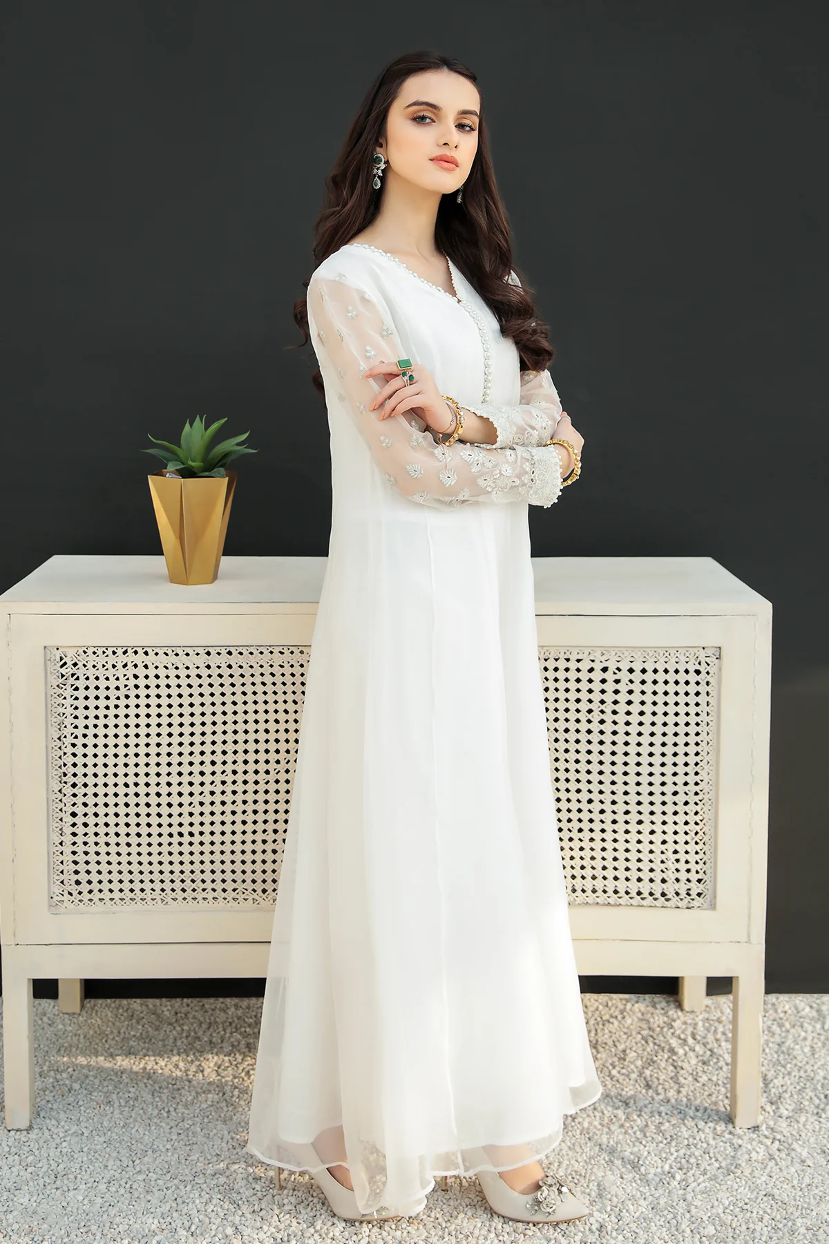 EMBROIDERED CHIFFON PR-557 - Image 5