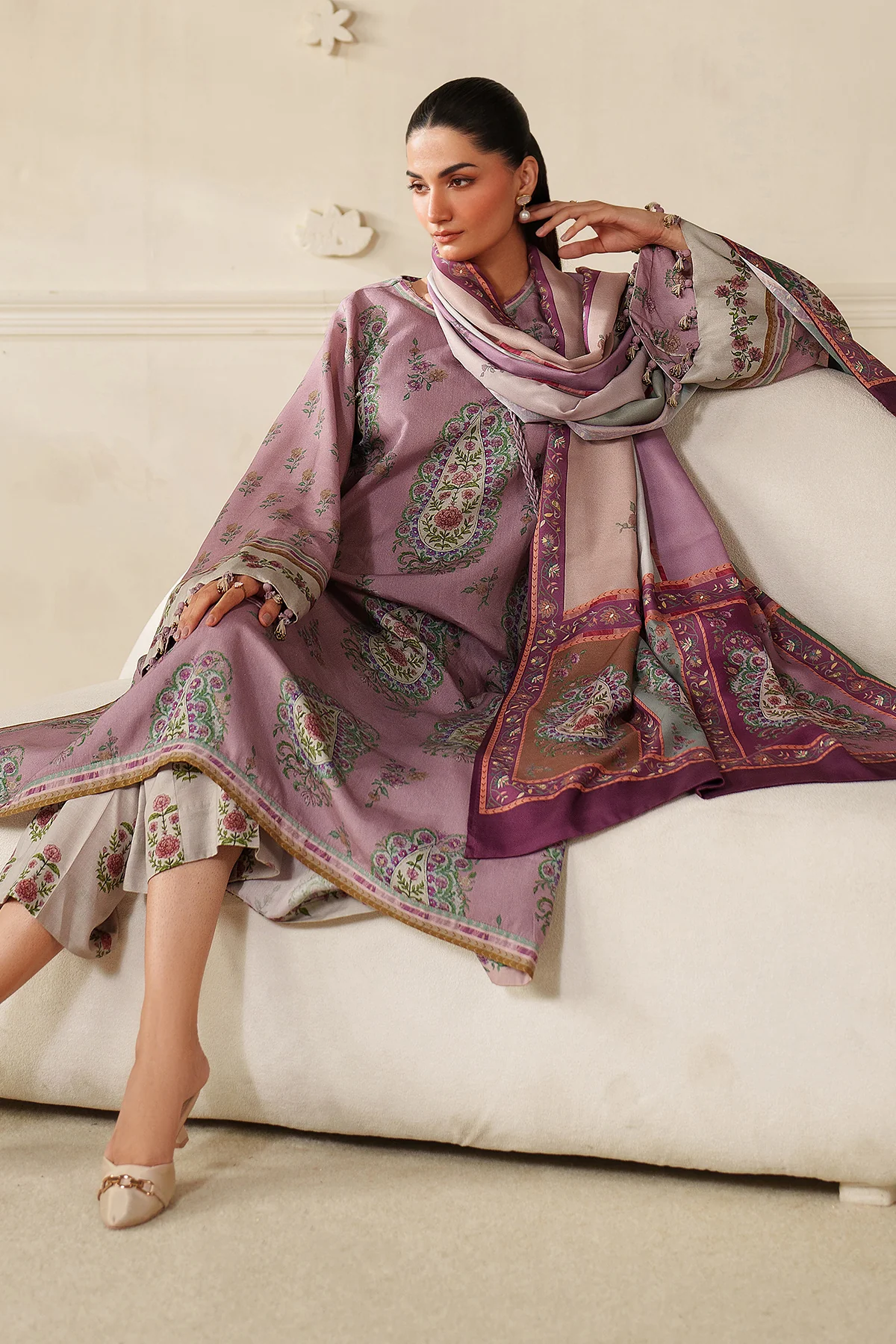 DIGITAL PRINTED KHADDAR UF-4341 - Image 4
