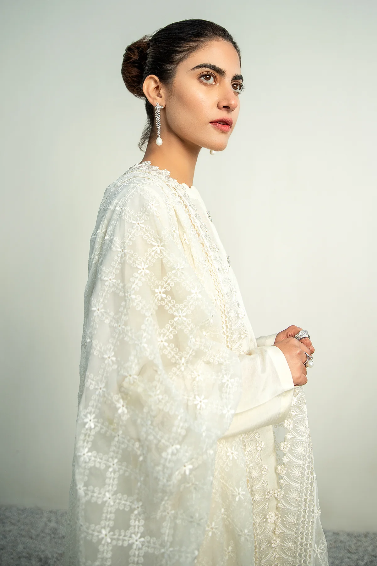 EMBROIDERED CHIFFON DUPATTA-02 - Image 3