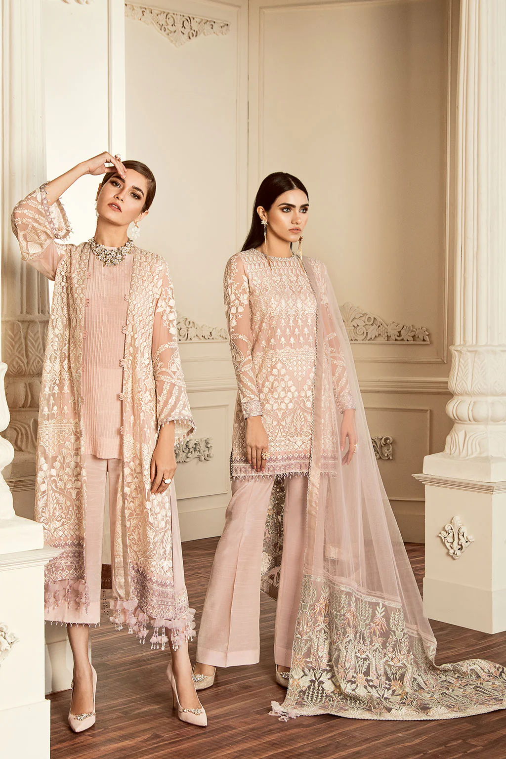 EMBROIDERED CHIFFON CH05-09 STITCHED