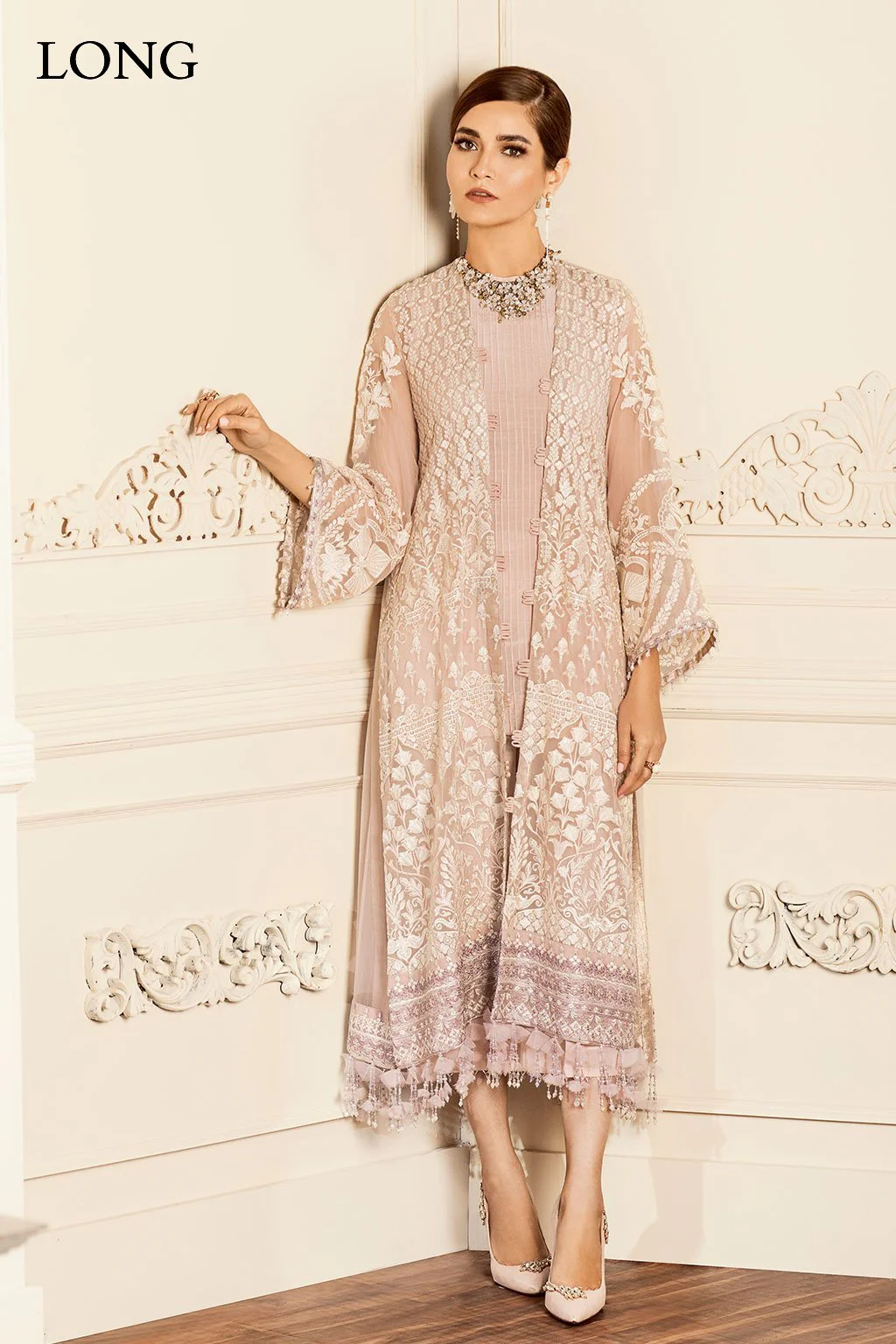 EMBROIDERED CHIFFON CH05-09 STITCHED - Image 2