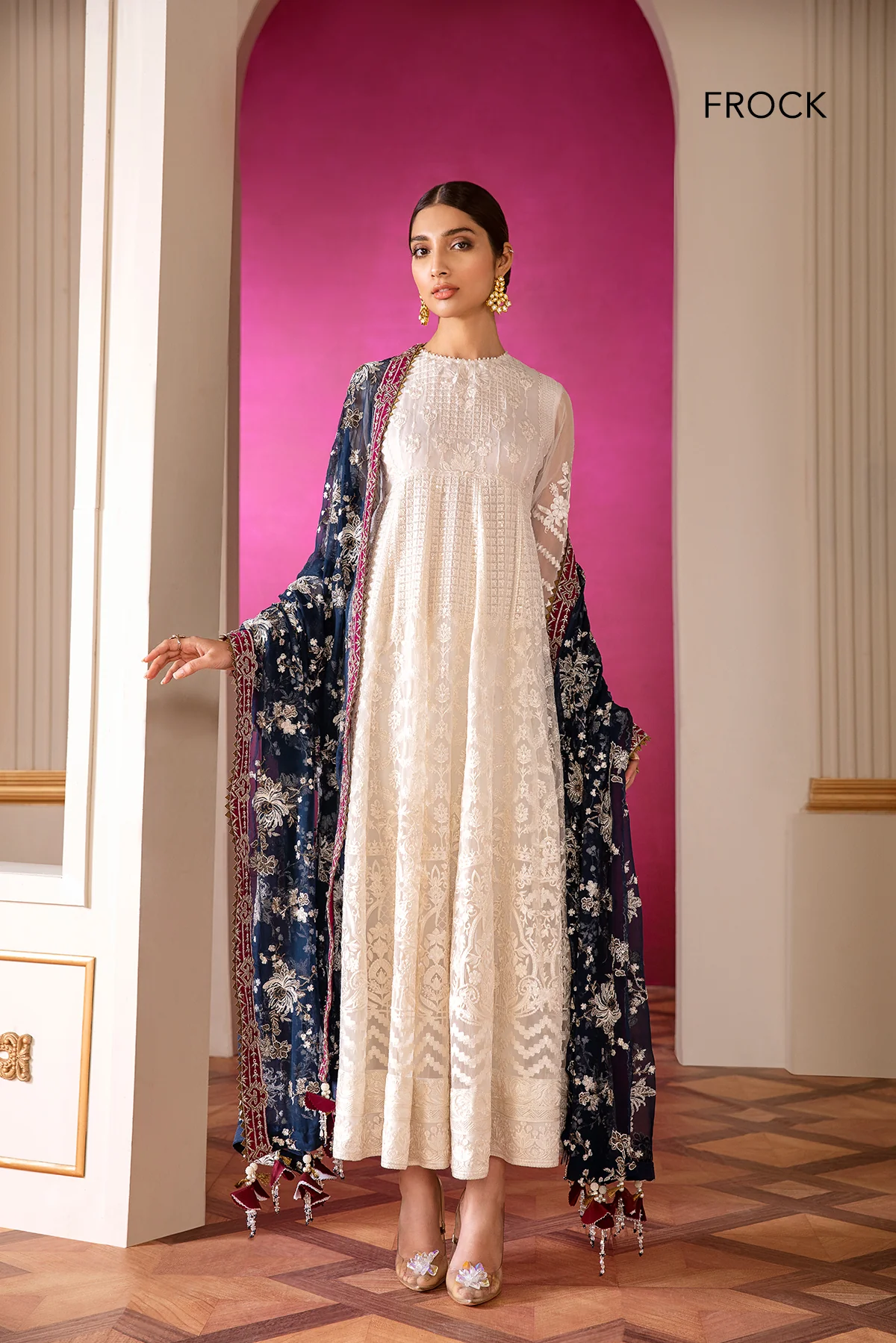 EMBROIDERED CHIFFON CH07-02 STITCHED - Image 2