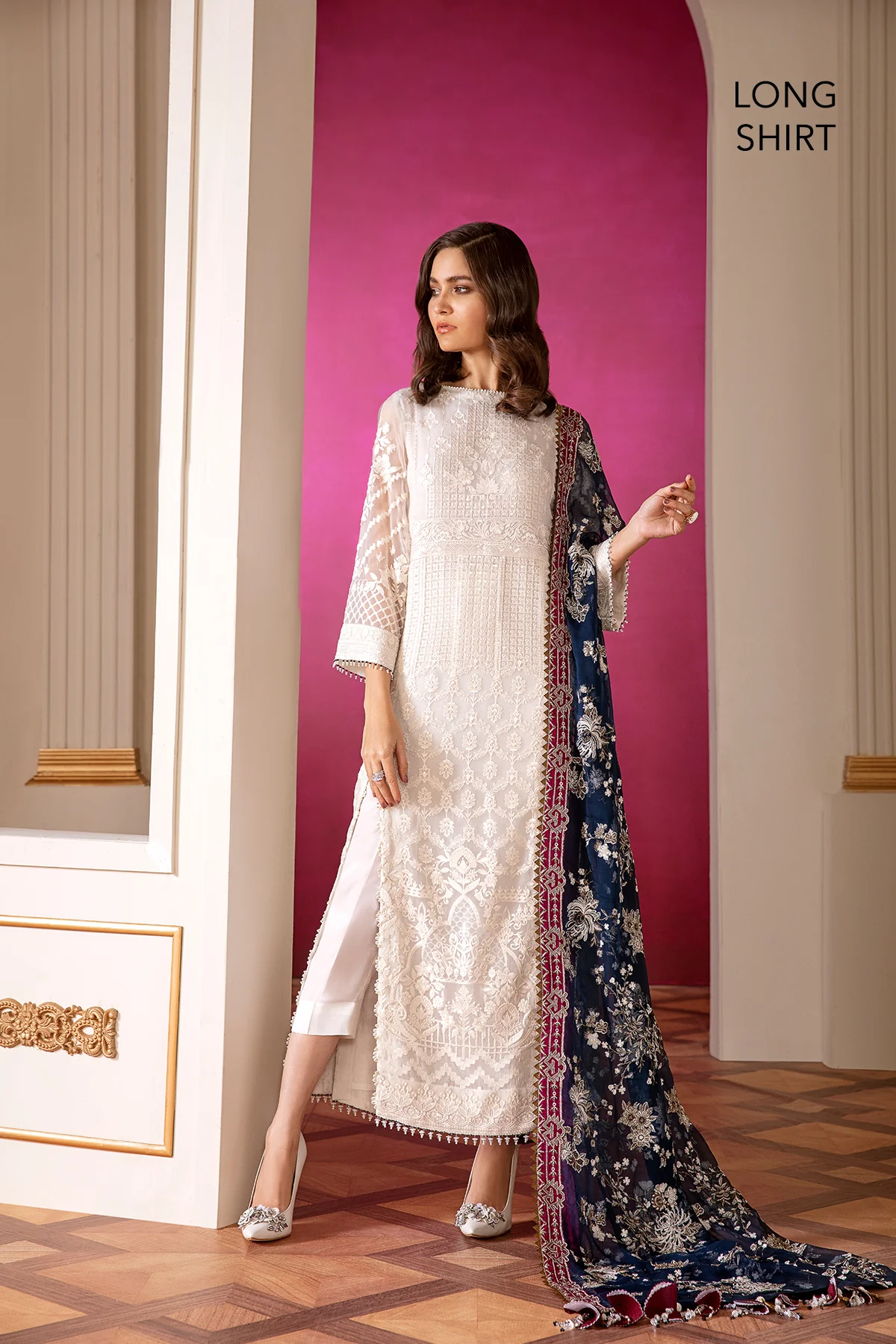EMBROIDERED CHIFFON CH07-02 STITCHED - Image 3