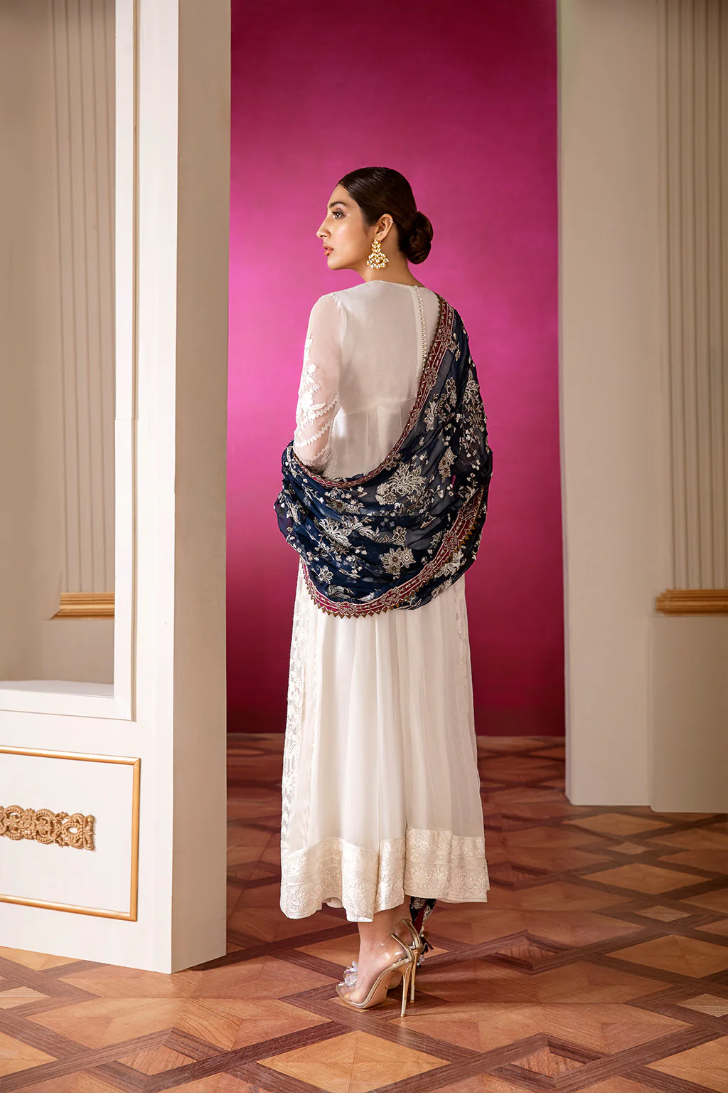 EMBROIDERED CHIFFON CH07-02 STITCHED - Image 4