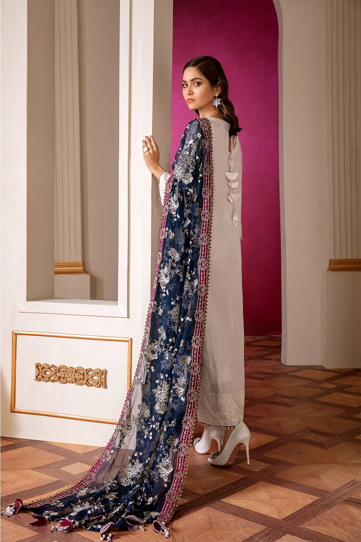 EMBROIDERED CHIFFON CH07-02 STITCHED - Image 5
