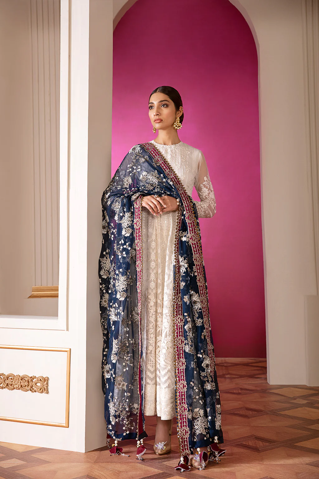 EMBROIDERED CHIFFON CH07-02 STITCHED - Image 7