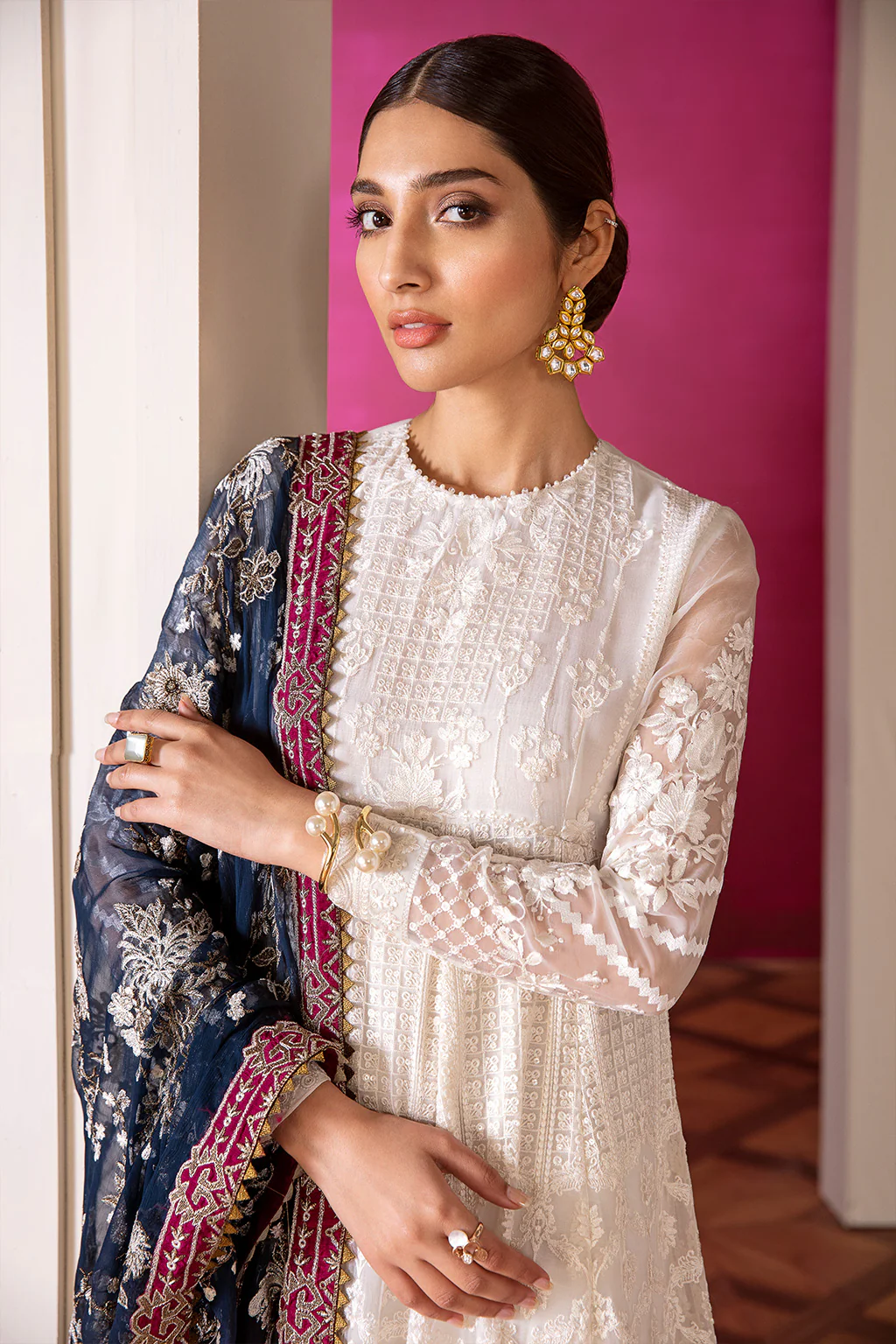 EMBROIDERED CHIFFON CH07-02 STITCHED - Image 8