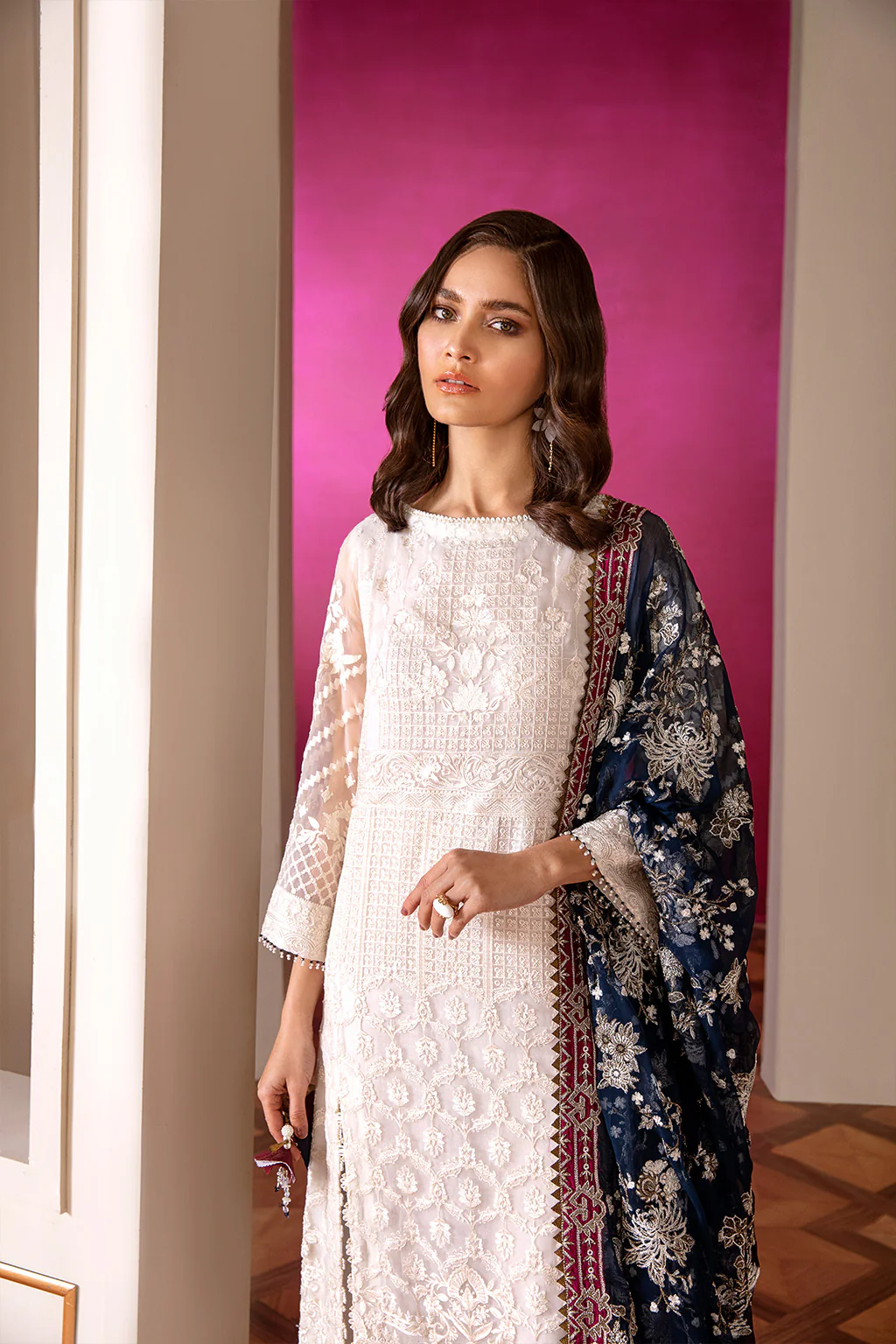 EMBROIDERED CHIFFON CH07-02 STITCHED - Image 9
