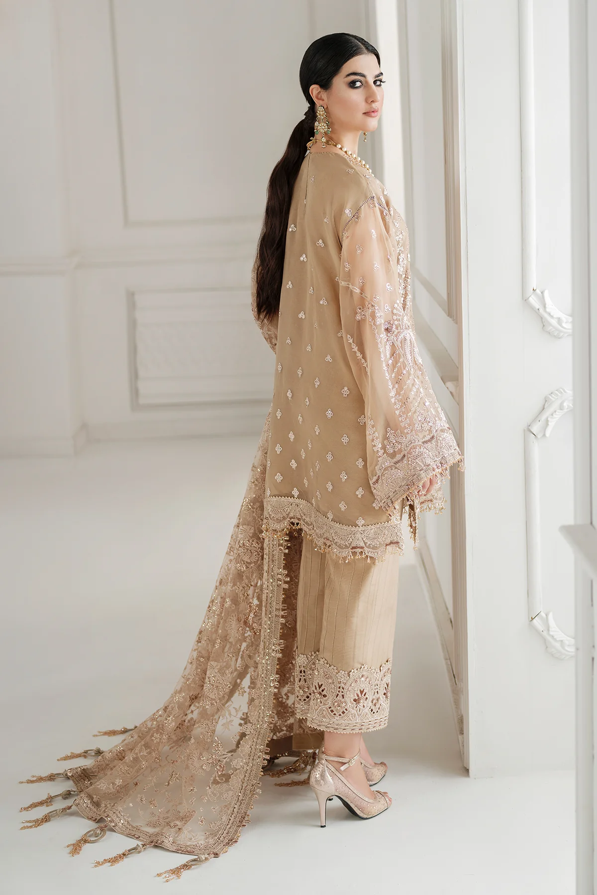 EMBROIDERED CHIFFON CH10-04 STITCHED - Image 3