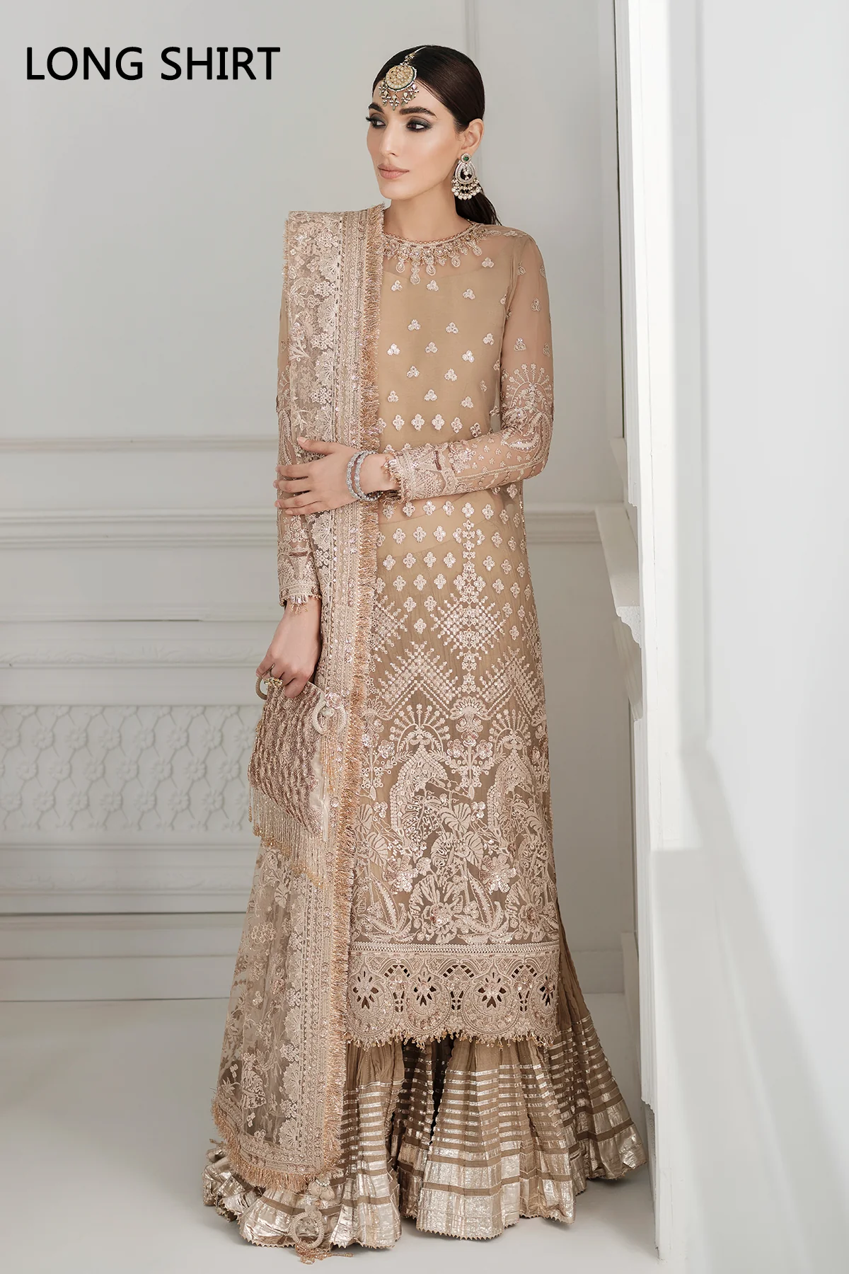 EMBROIDERED CHIFFON CH10-04 STITCHED - Image 4