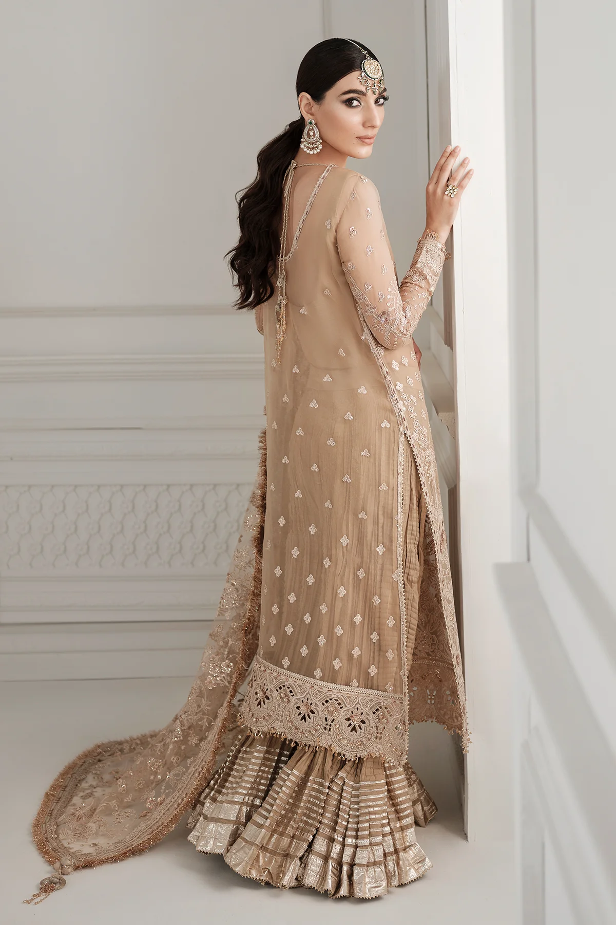 EMBROIDERED CHIFFON CH10-04 STITCHED - Image 5