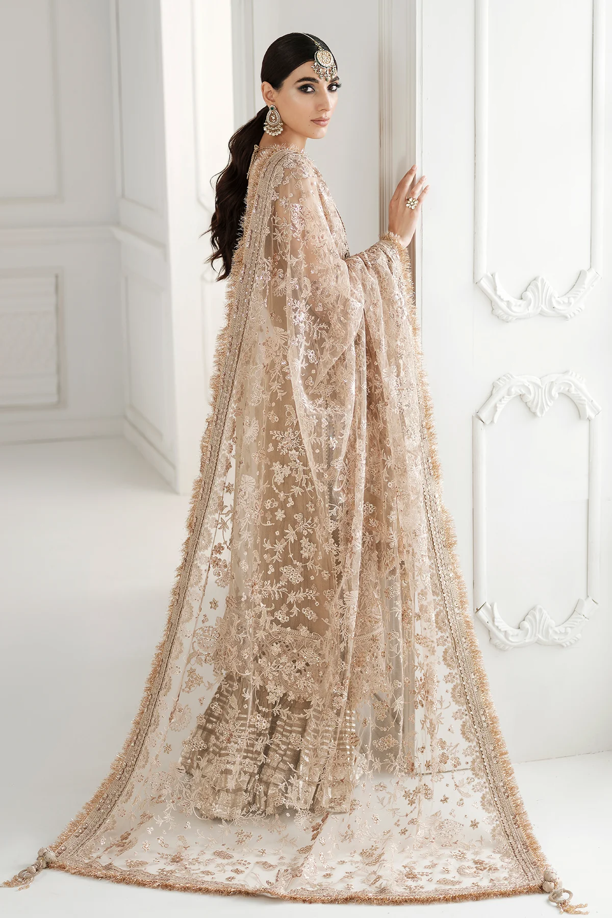 EMBROIDERED CHIFFON CH10-04 STITCHED - Image 7