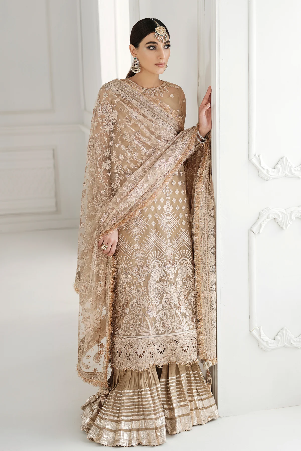 EMBROIDERED CHIFFON CH10-04 STITCHED - Image 8