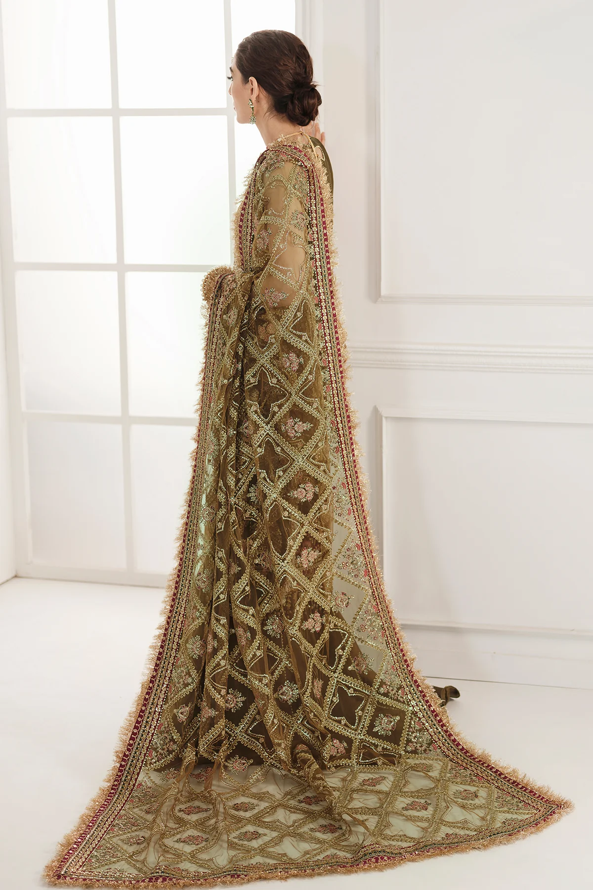 EMBROIDERED CHIFFON CH10-06 STITCHED - Image 10