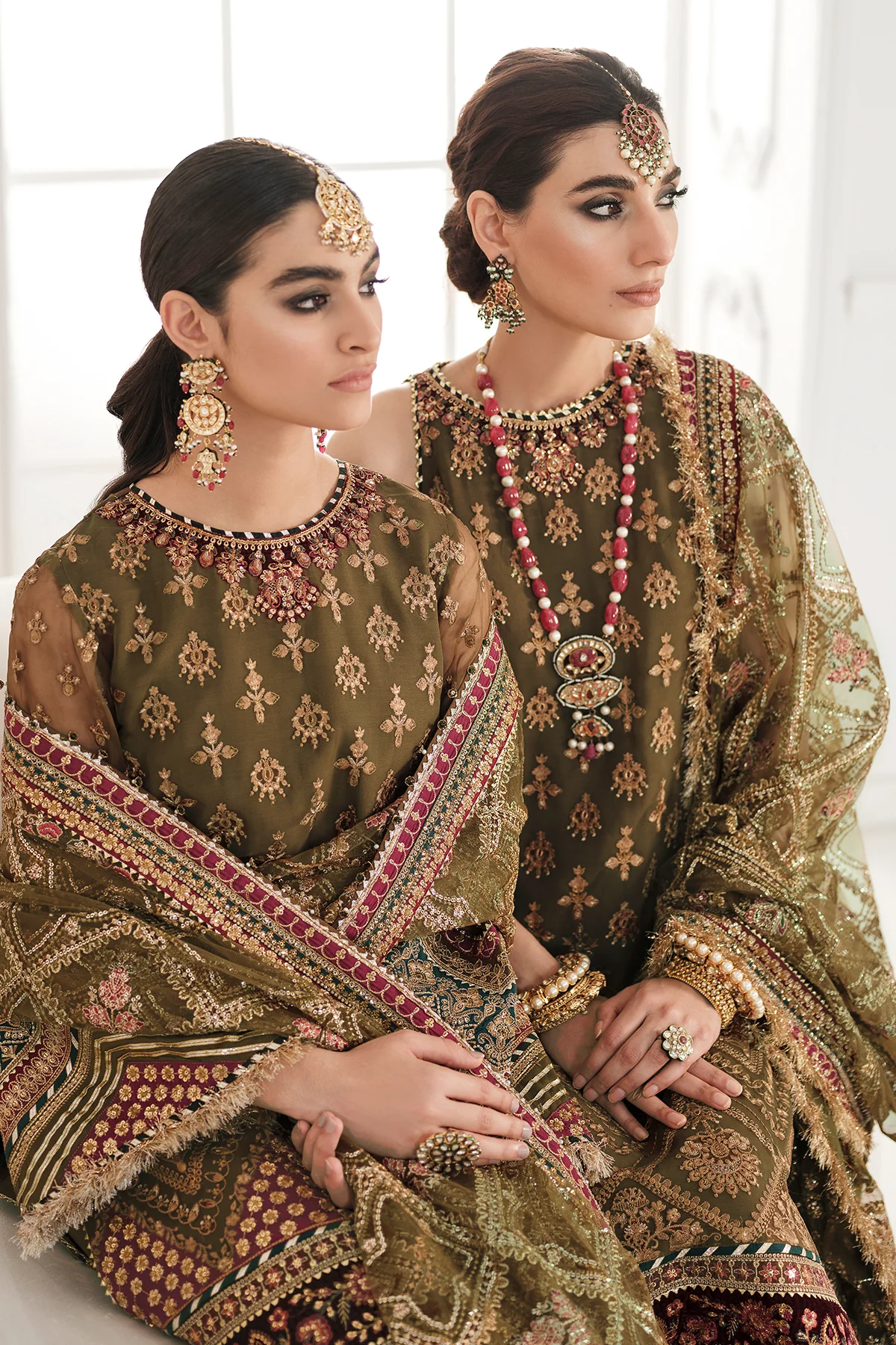 EMBROIDERED CHIFFON CH10-06 STITCHED - Image 11