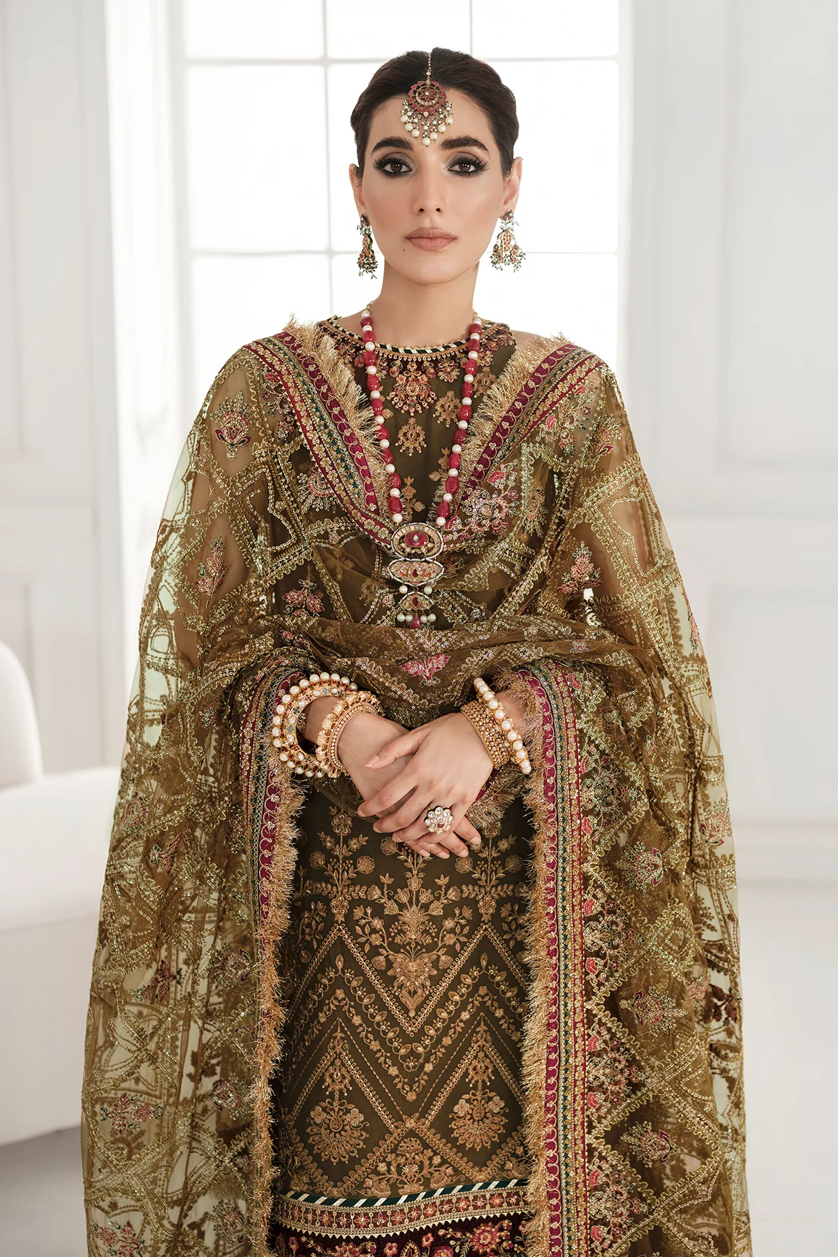 EMBROIDERED CHIFFON CH10-06 STITCHED - Image 9