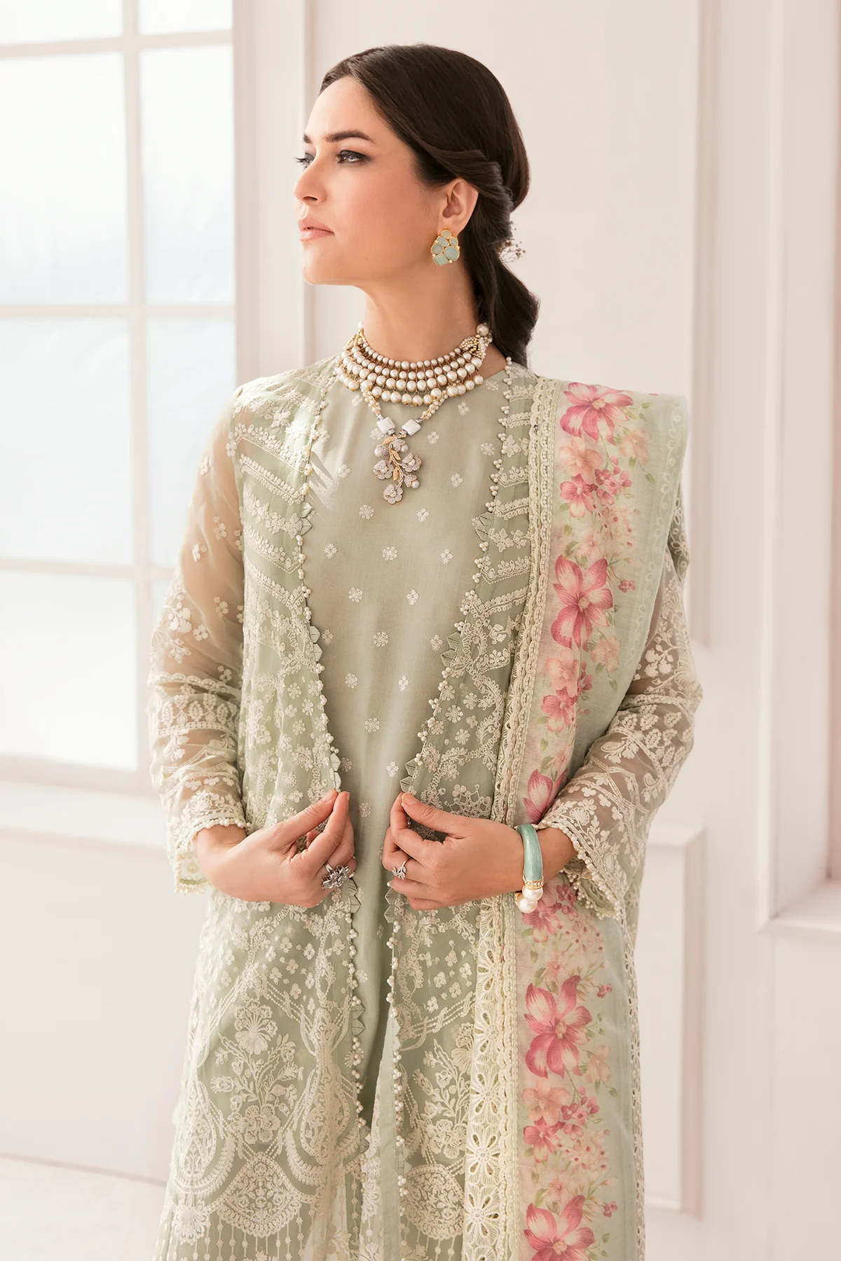 EMBROIDERED CHIFFON CH11-01 UNSTITCHED - Image 10