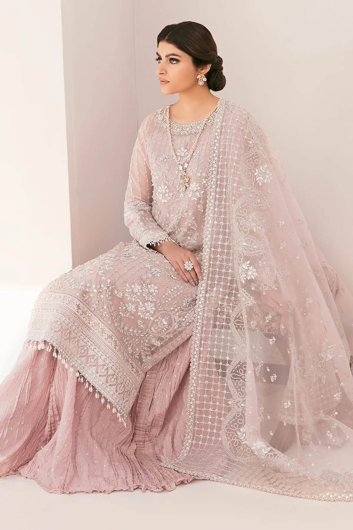 EMBROIDERED CHIFFON CH11-05 STITCHED - Image 6