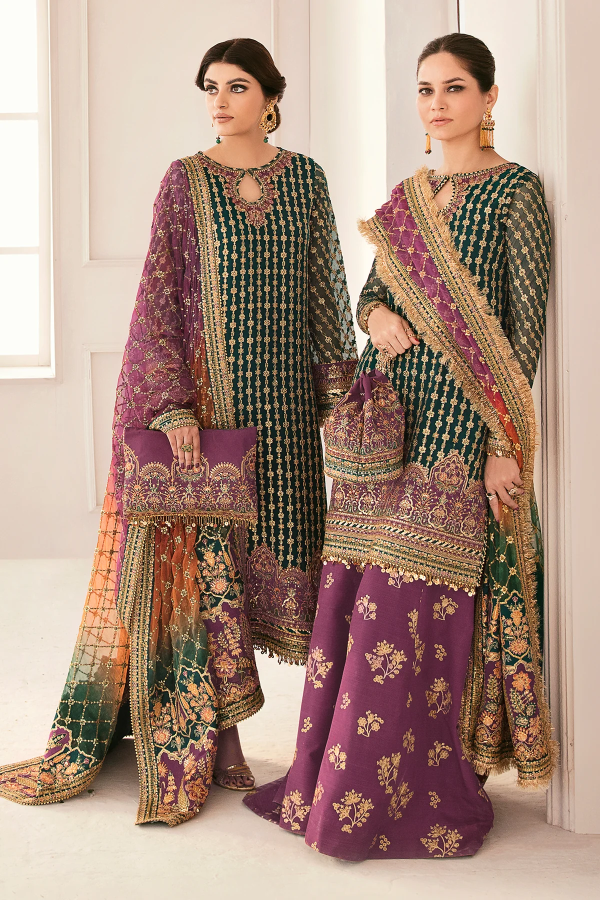 EMBROIDERED CHIFFON CH11-06 STITCHED - Image 5