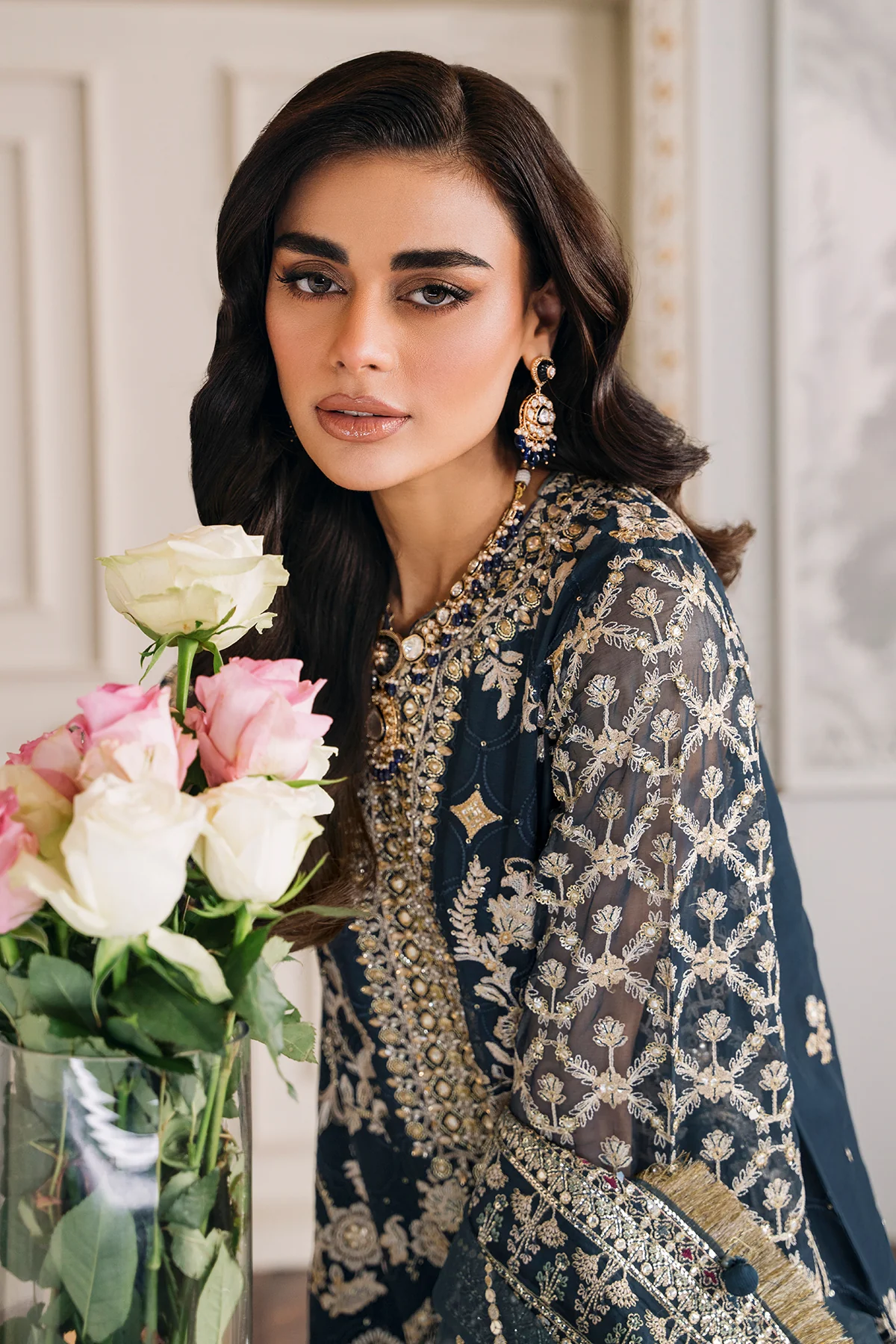 EMBROIDERED CHIFFON CH12-01 STITCHED - Image 11