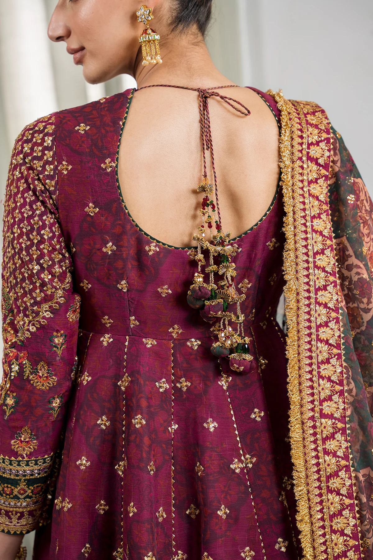 EMBROIDERED CHIFFON CH12-03 STITCHED - Image 11