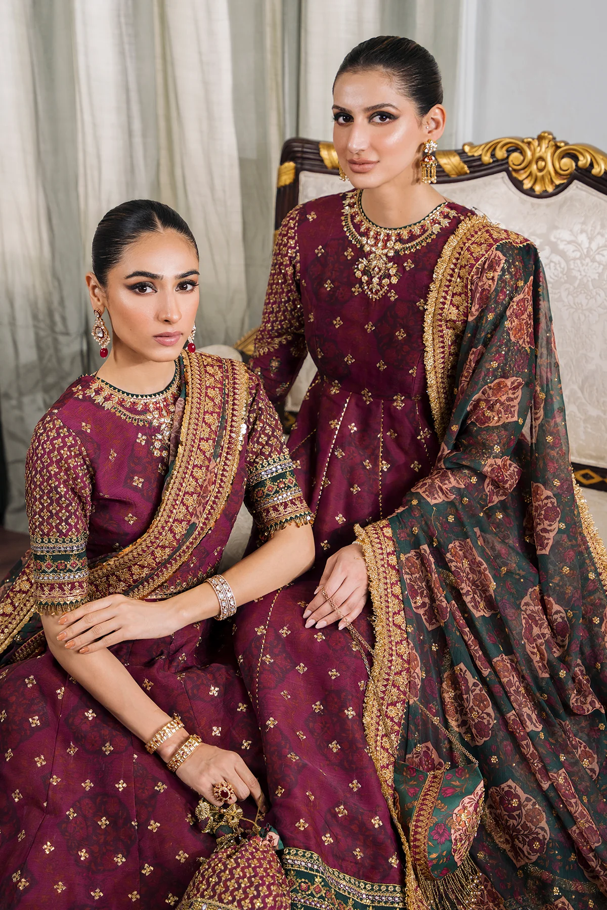EMBROIDERED CHIFFON CH12-03 STITCHED - Image 17