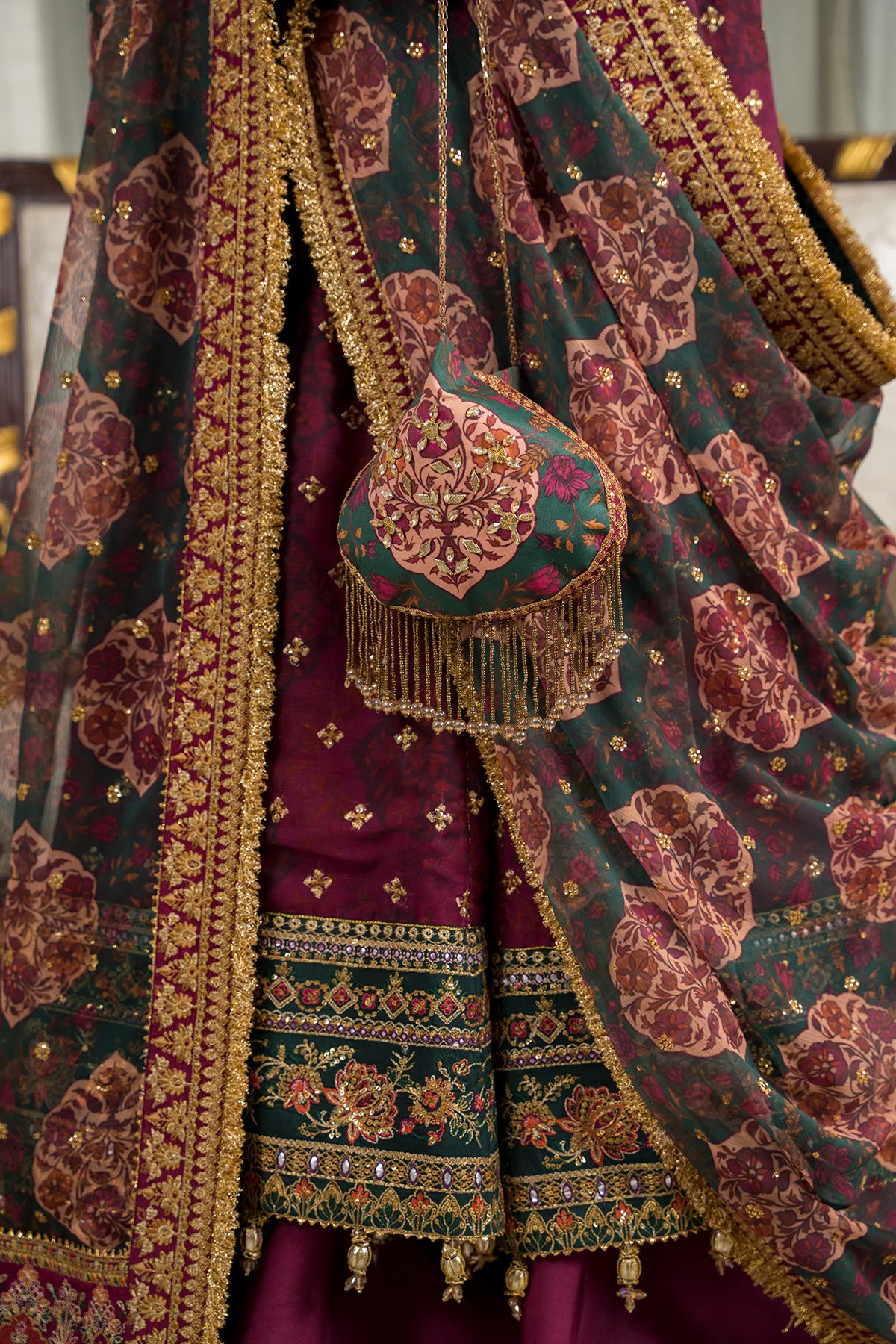 EMBROIDERED CHIFFON CH12-03 STITCHED - Image 9