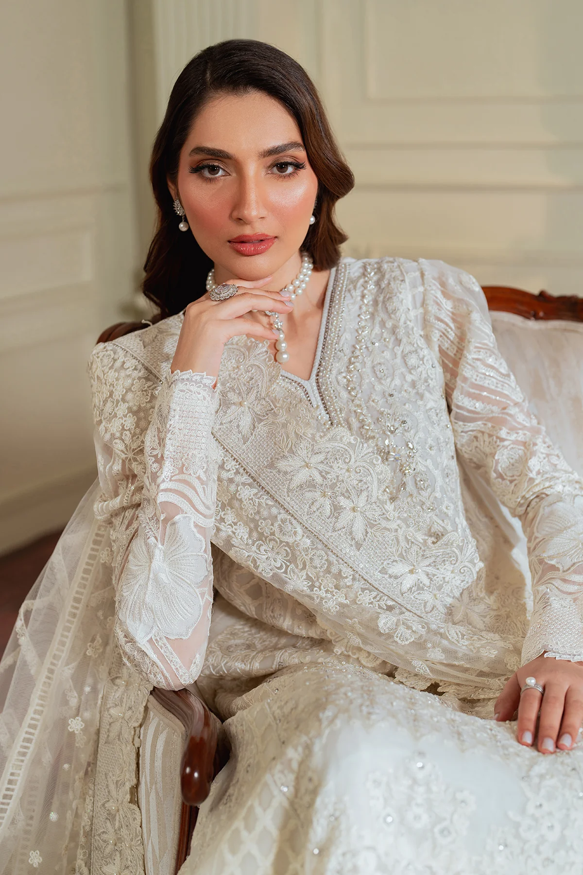 EMBROIDERED CHIFFON CH13-02 STITCHED - Image 10