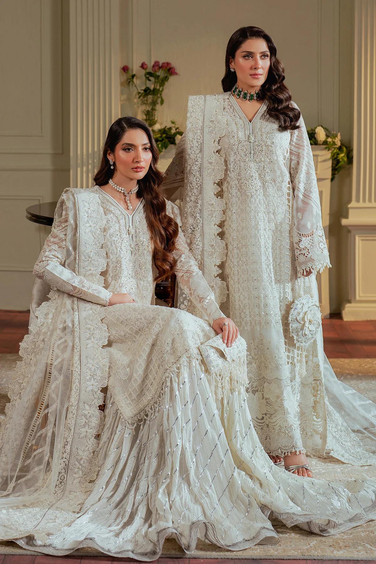 EMBROIDERED CHIFFON CH13-02 STITCHED - Image 16