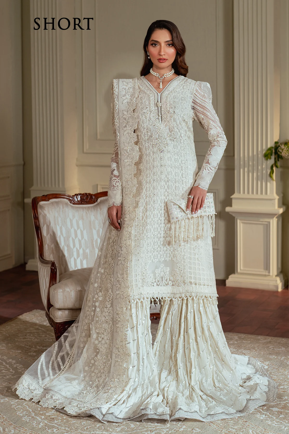 EMBROIDERED CHIFFON CH13-02 STITCHED - Image 5