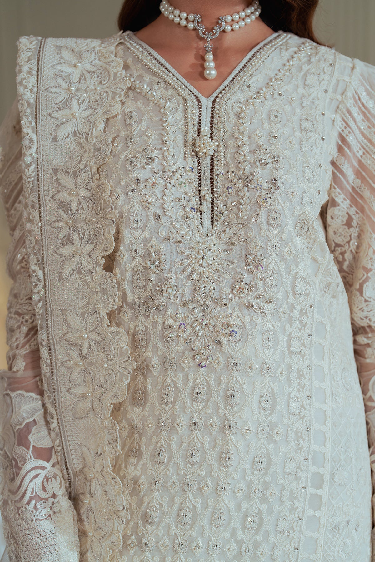 EMBROIDERED CHIFFON CH13-02 UNSTITCHED - Image 9