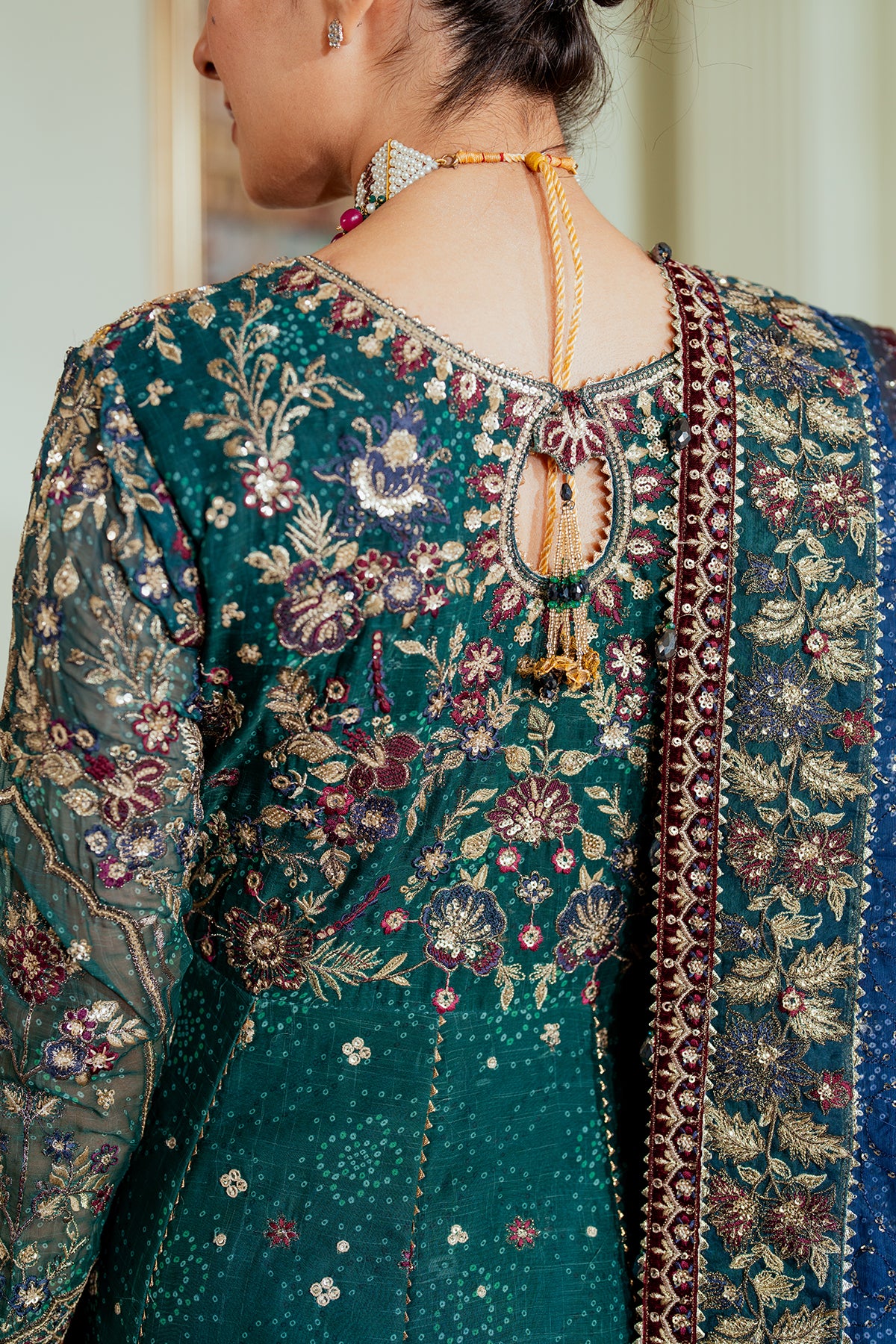 EMBROIDERED CHIFFON CH13-03 STITCHED - Image 11