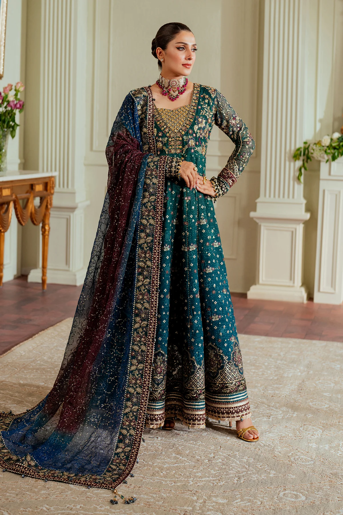 EMBROIDERED CHIFFON CH13-03 STITCHED - Image 13