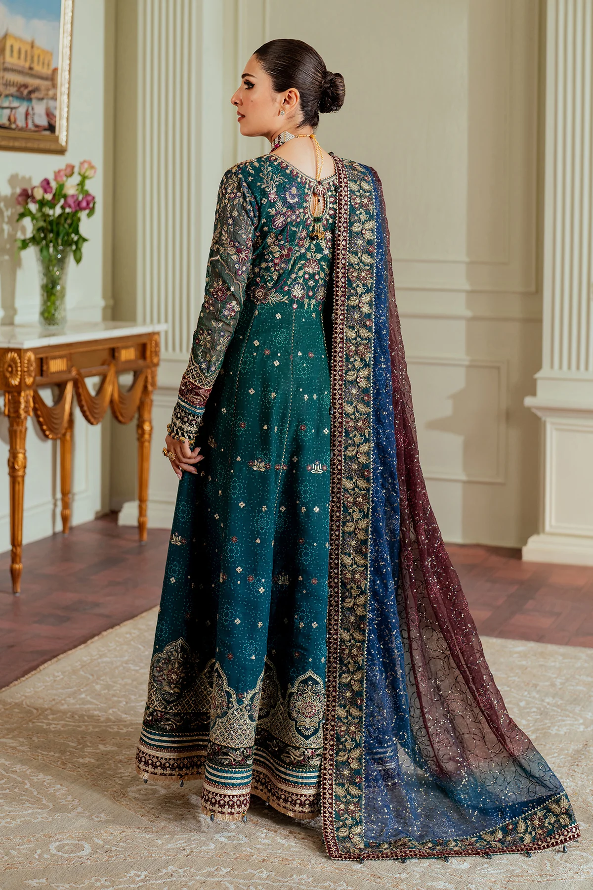 EMBROIDERED CHIFFON CH13-03 STITCHED - Image 4