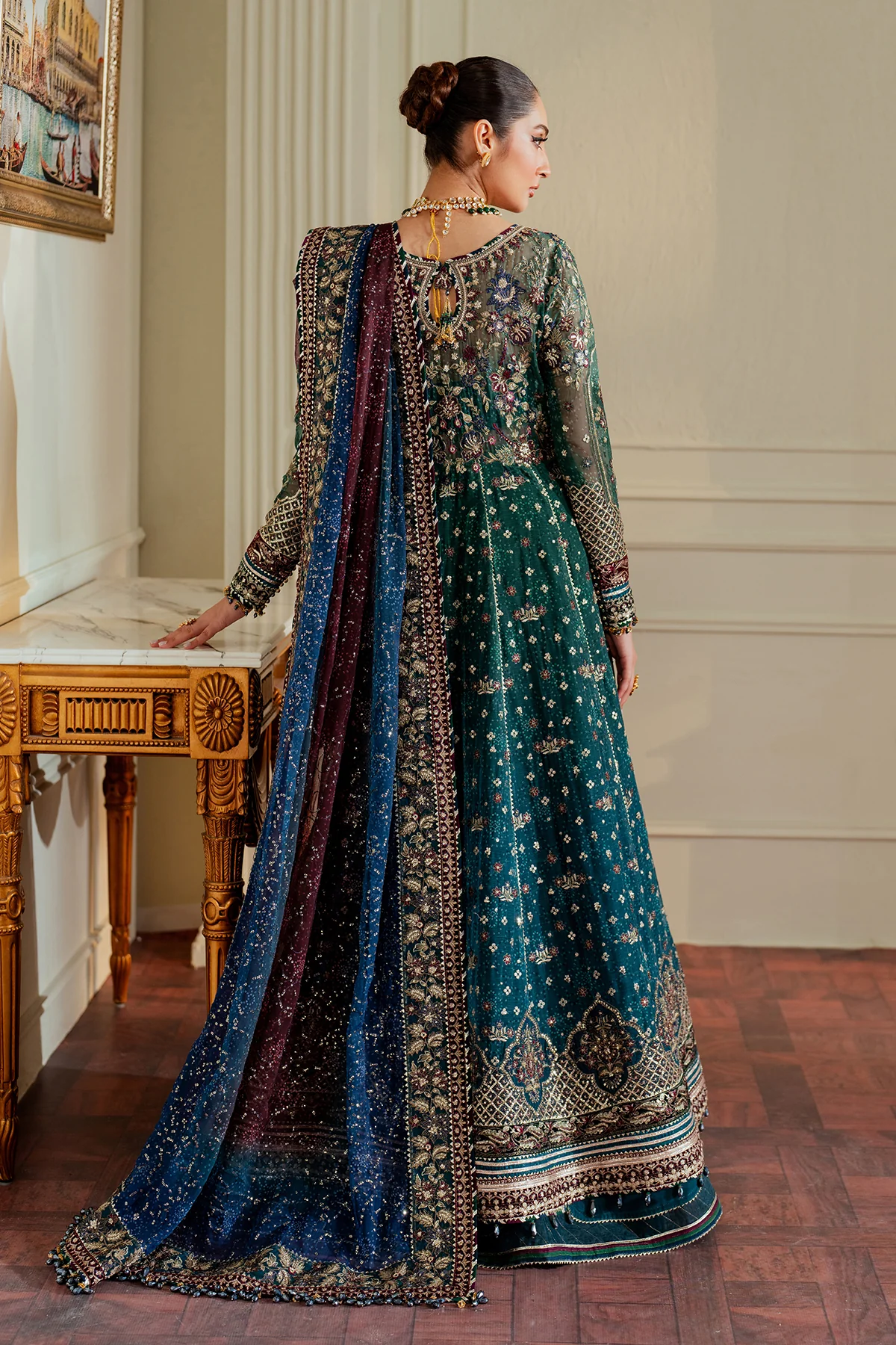 EMBROIDERED CHIFFON CH13-03 STITCHED - Image 7
