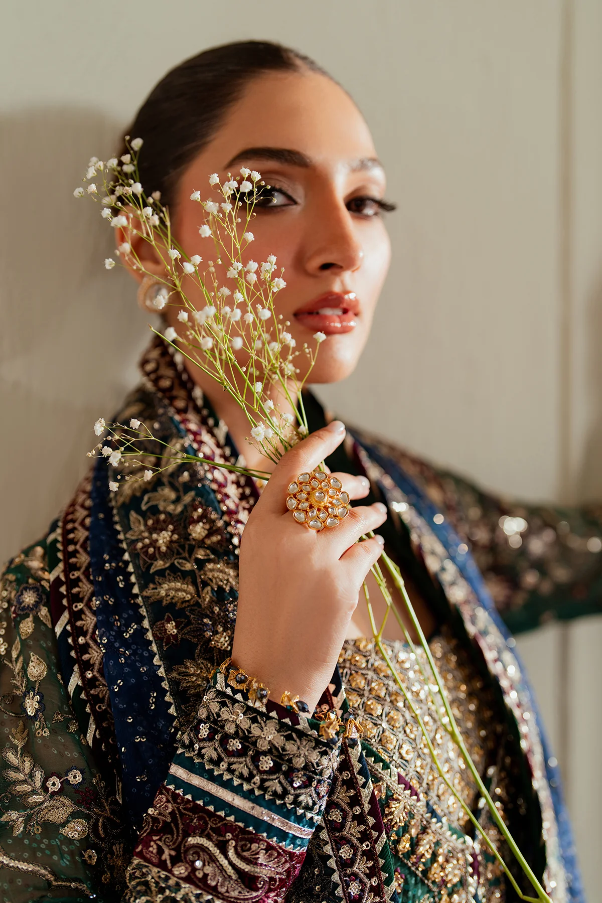EMBROIDERED CHIFFON CH13-03 UNSTITCHED - Image 22