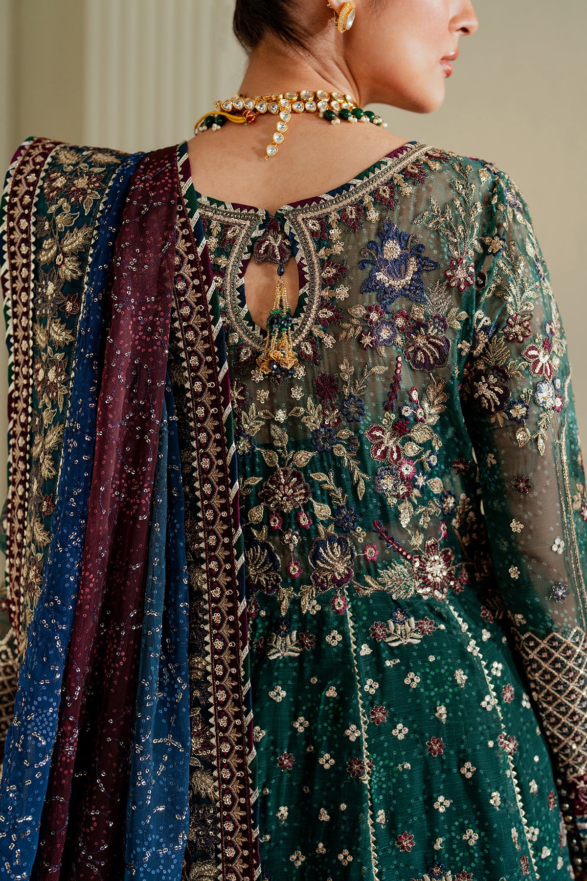 EMBROIDERED CHIFFON CH13-03 UNSTITCHED - Image 9