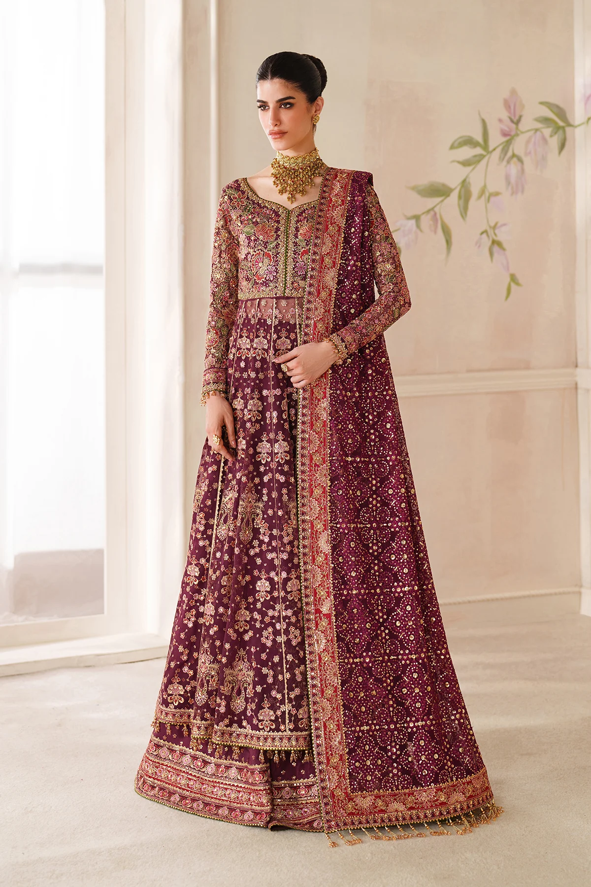 EMBROIDERED CHIFFON CH14-05 STITCHED - Image 11