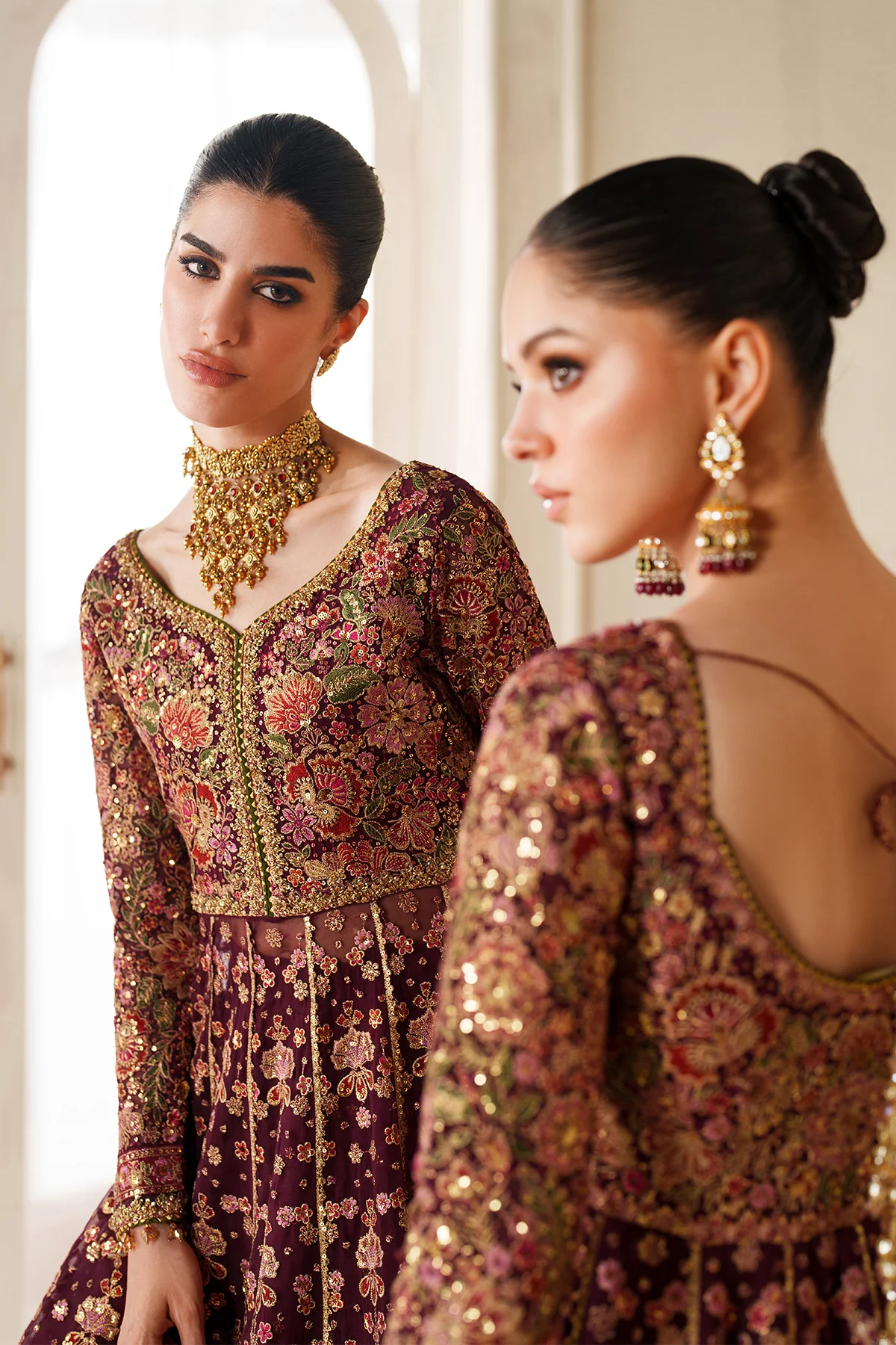 EMBROIDERED CHIFFON CH14-05 STITCHED - Image 13