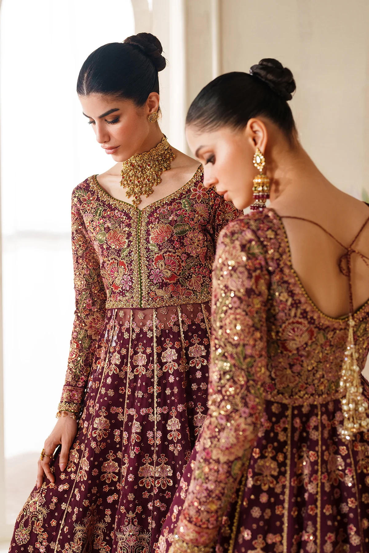 EMBROIDERED CHIFFON CH14-05 STITCHED - Image 17