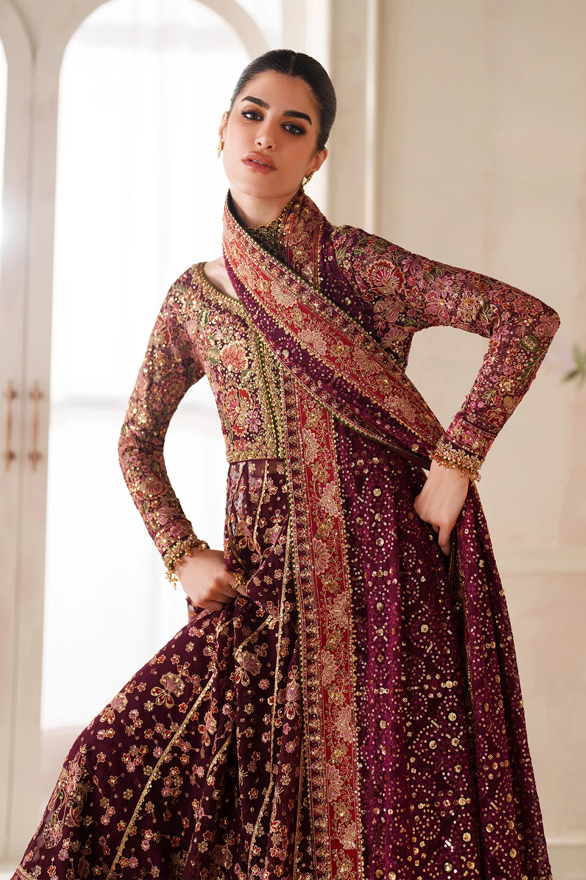 EMBROIDERED CHIFFON CH14-05 STITCHED - Image 18