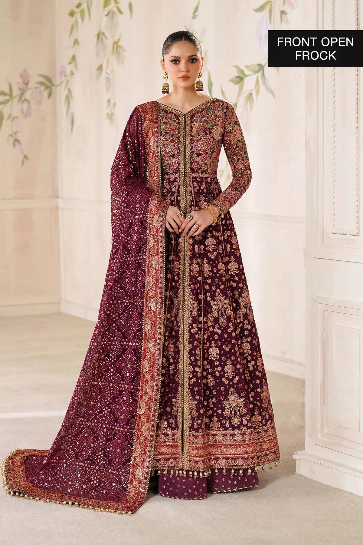 EMBROIDERED CHIFFON CH14-05 STITCHED - Image 2
