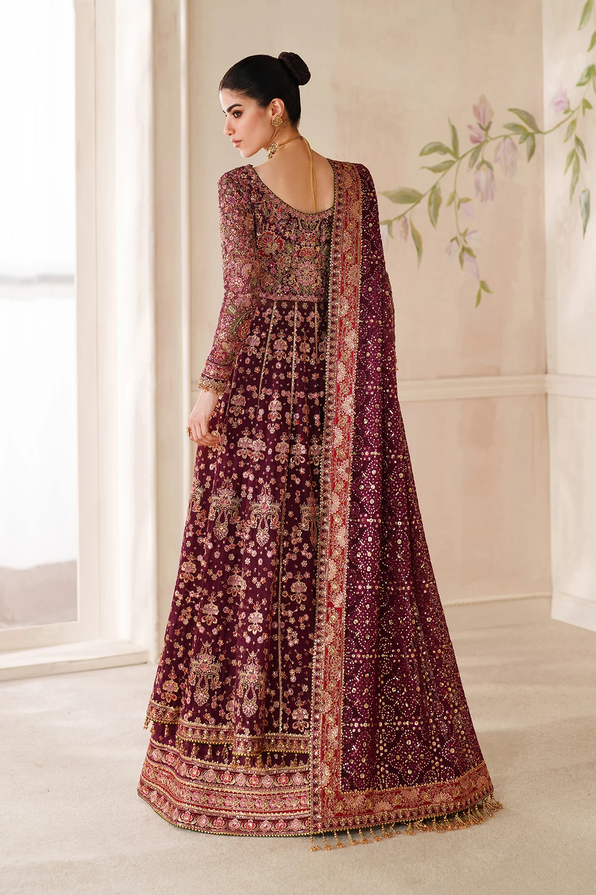 EMBROIDERED CHIFFON CH14-05 STITCHED - Image 5