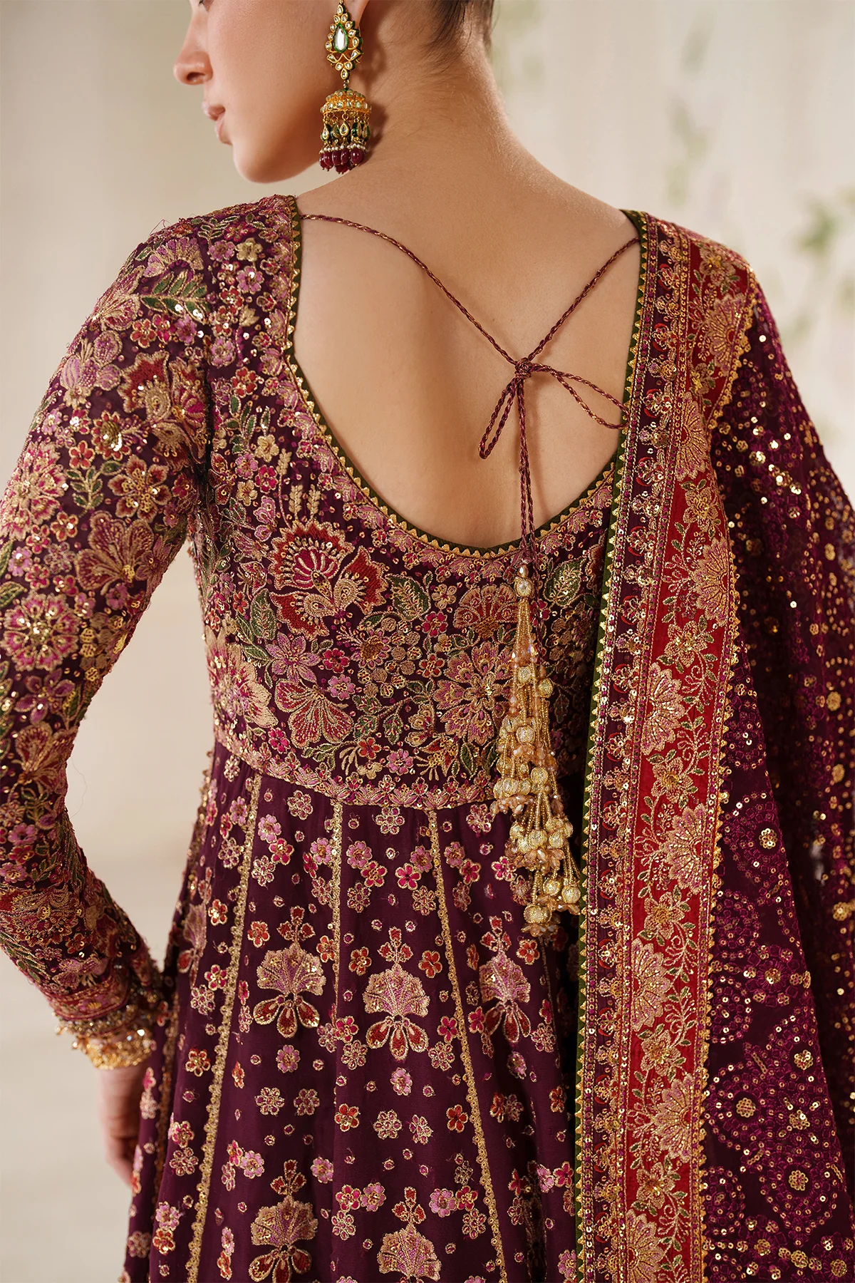 EMBROIDERED CHIFFON CH14-05 STITCHED - Image 8