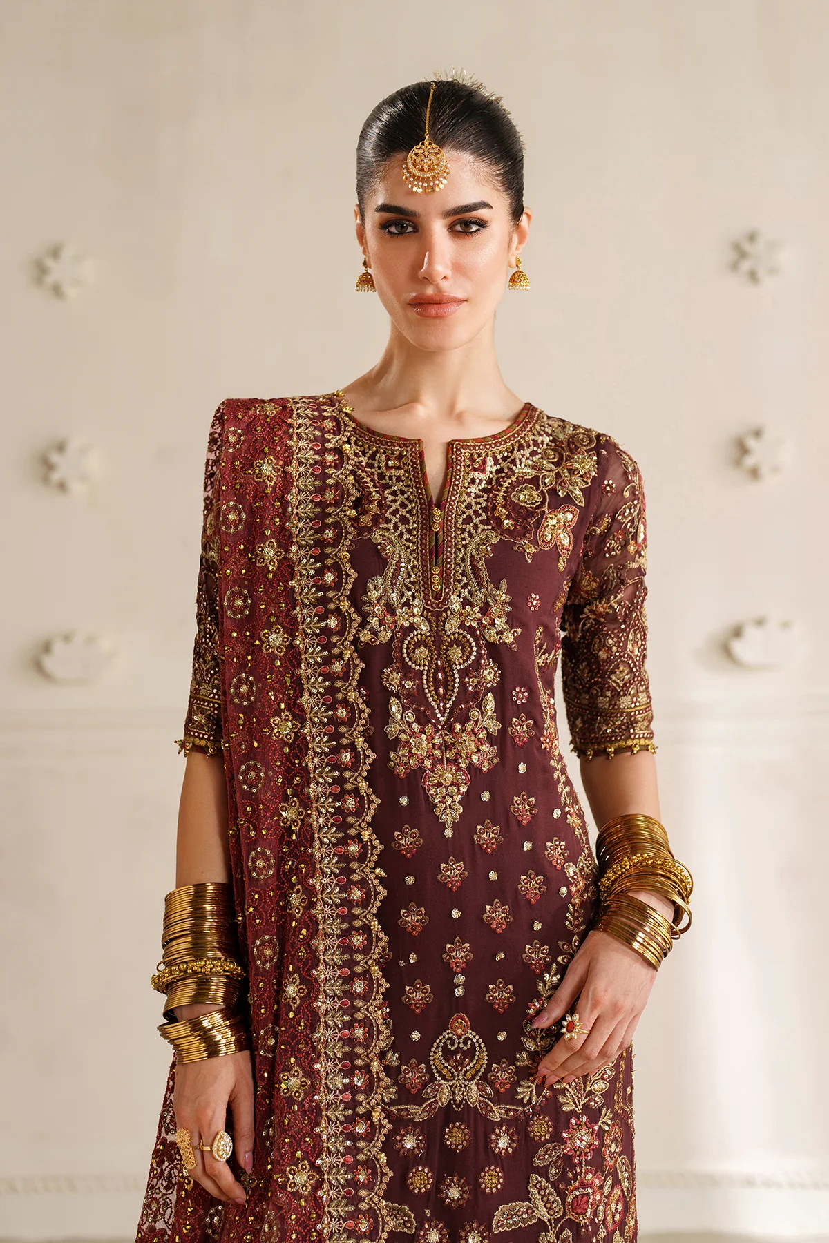 EMBROIDERED CHIFFON CH14-07 STITCHED - Image 11