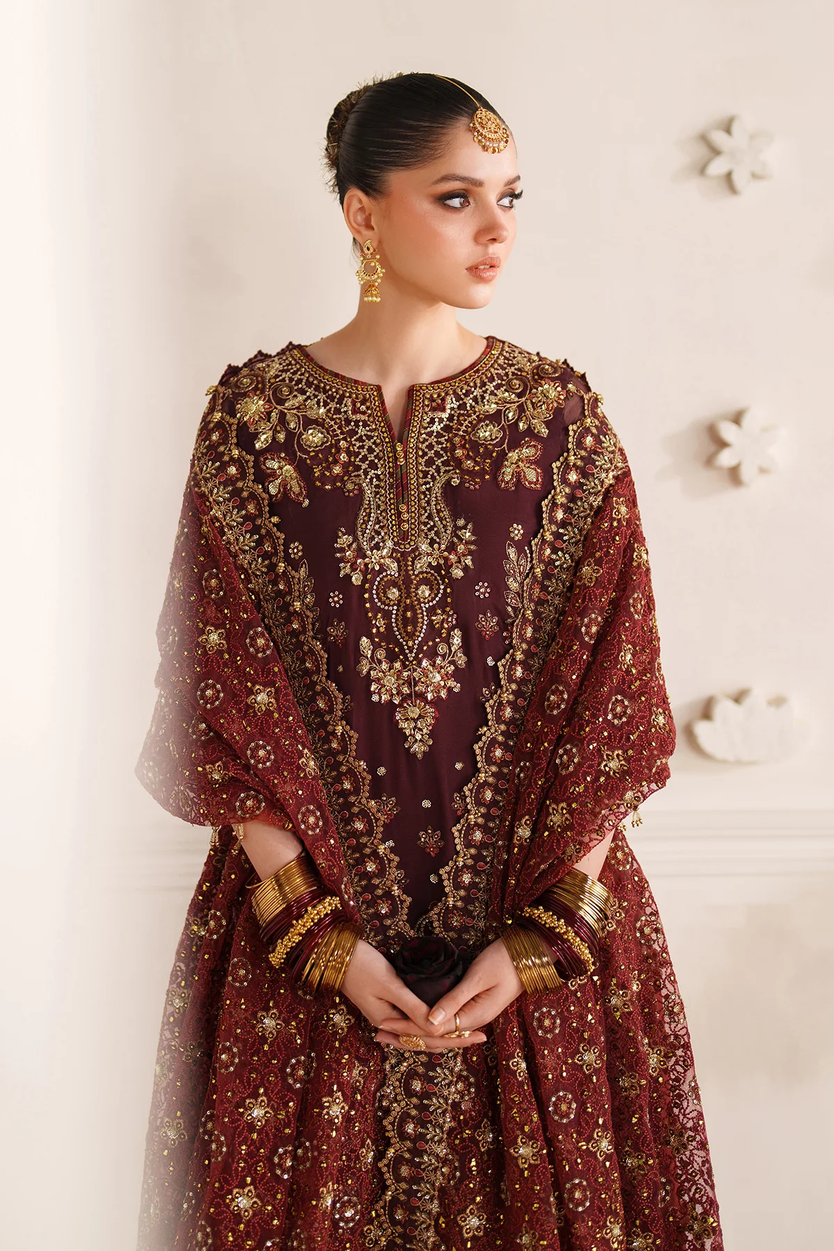 EMBROIDERED CHIFFON CH14-07 STITCHED - Image 12