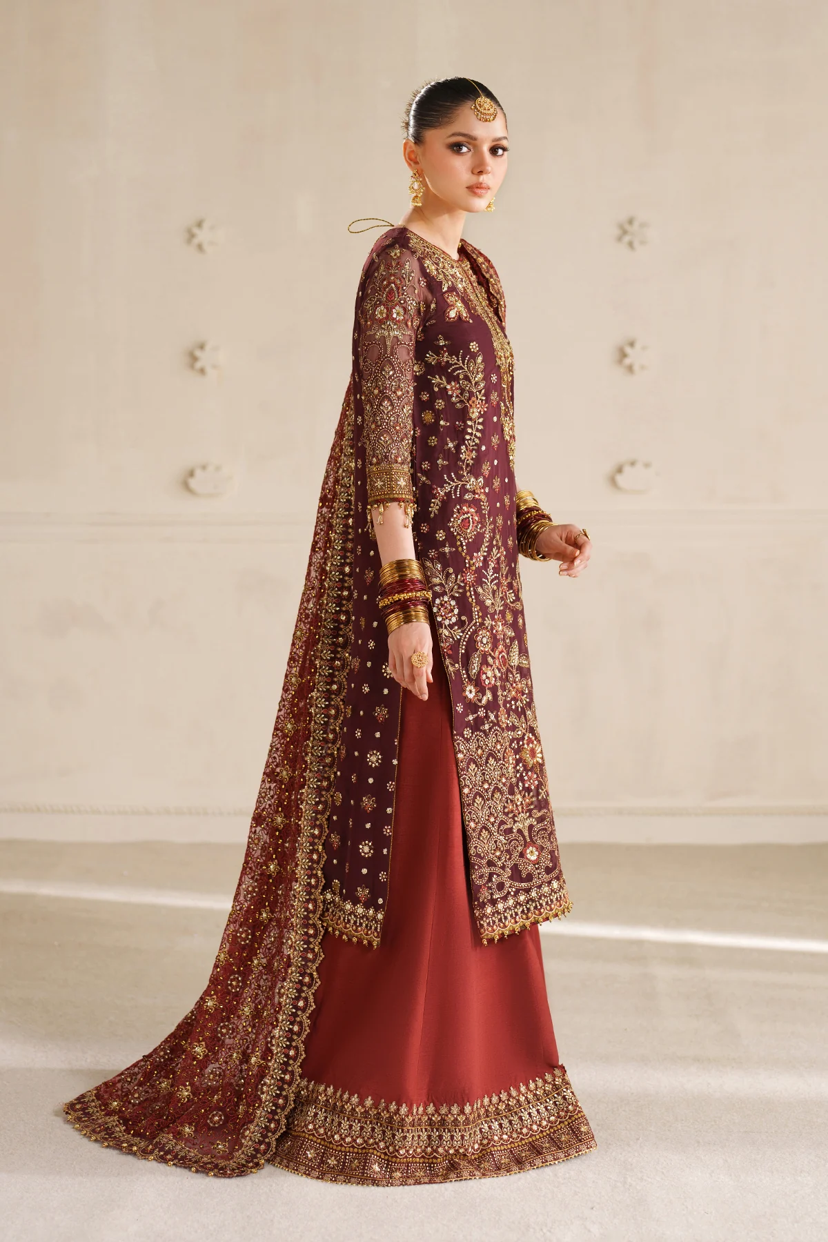 EMBROIDERED CHIFFON CH14-07 STITCHED - Image 14