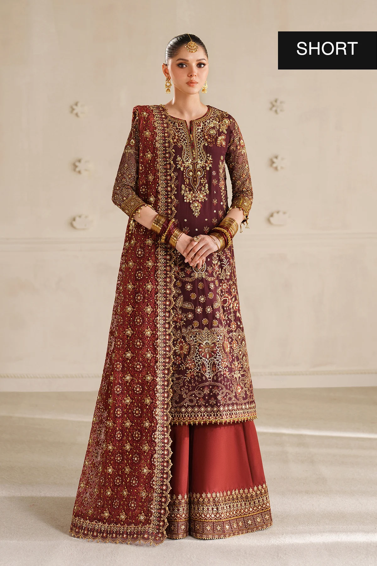 EMBROIDERED CHIFFON CH14-07 STITCHED - Image 2