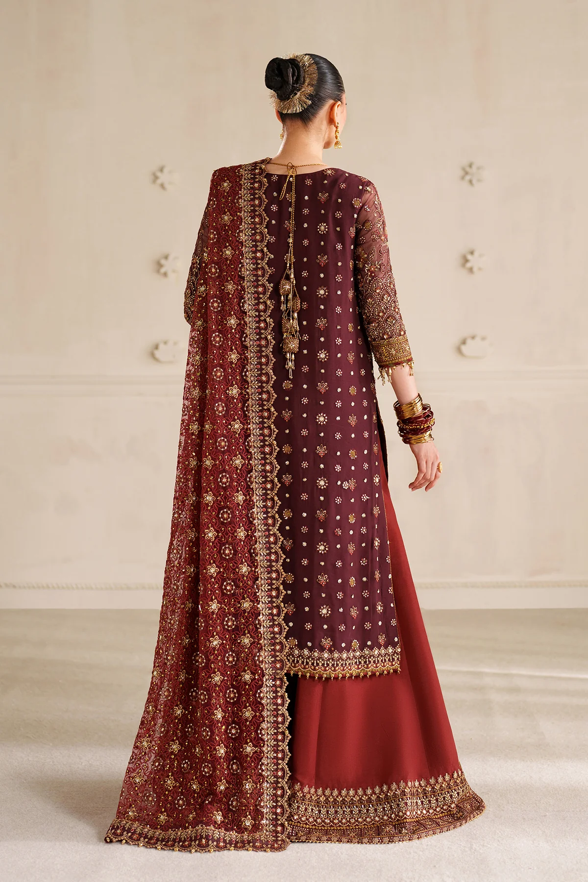EMBROIDERED CHIFFON CH14-07 STITCHED - Image 3